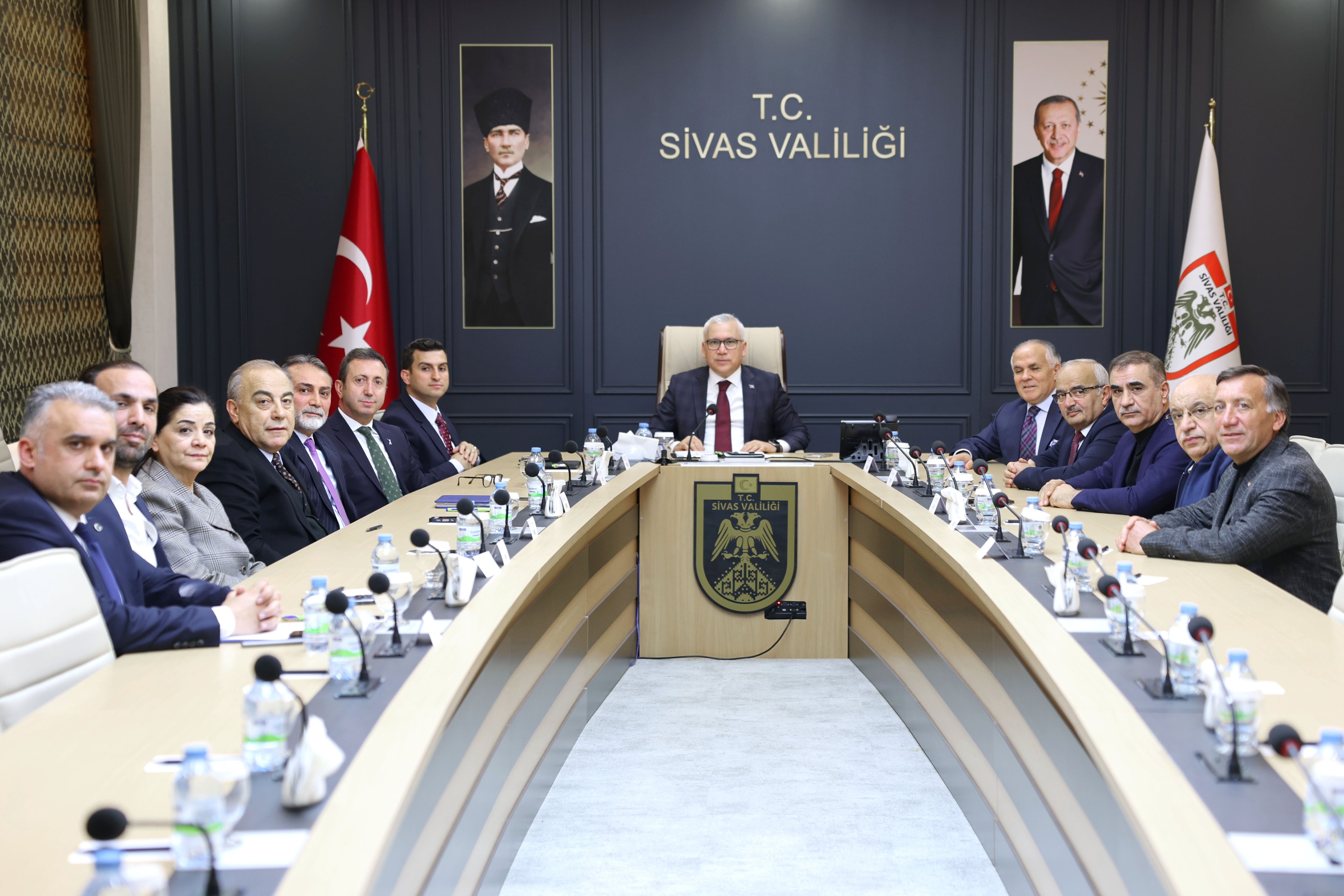 Sivas 1. OSB müteşebbis heyeti Vali Şimşek başkanlığında toplandı