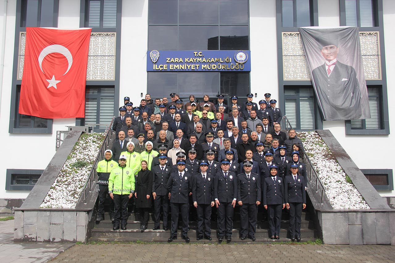 Zara'da Türk Polis Teşkilatı'nın 181. kuruluş yıl dönümü kutlandı