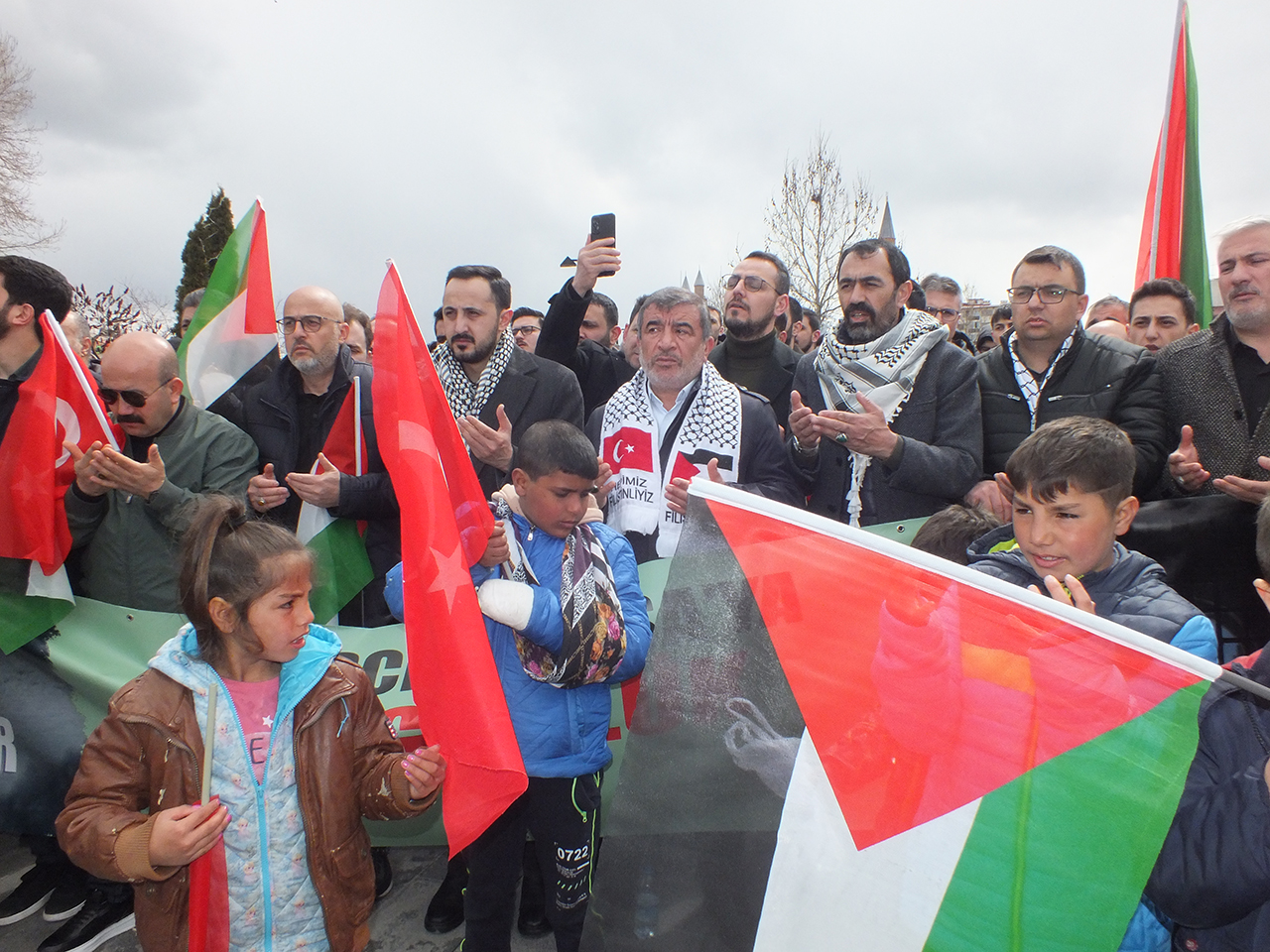 Mescid-i Aksa için Sivas’ta tek yürek yürüyüş