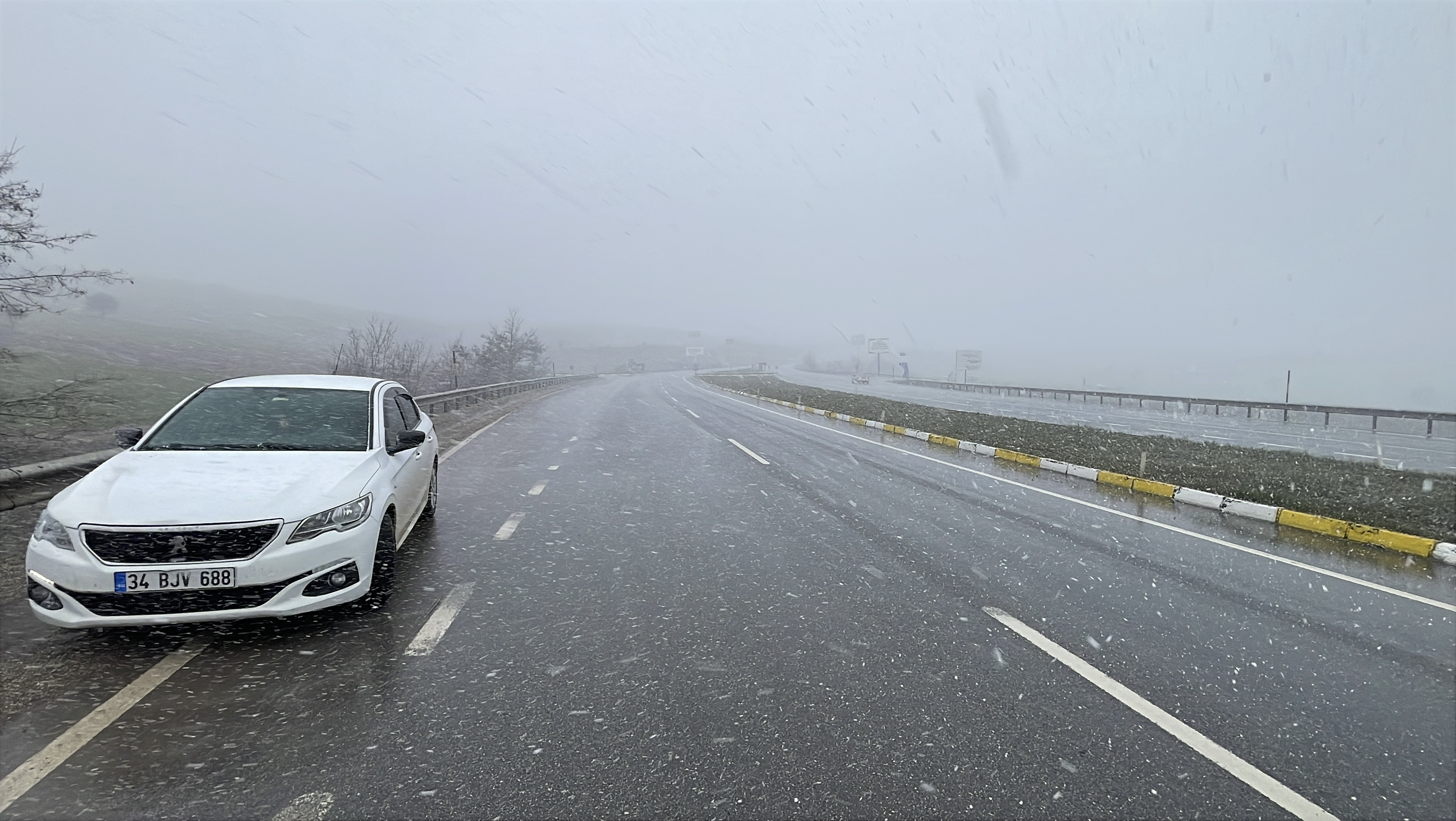 Sivas’ta kış geri döndü