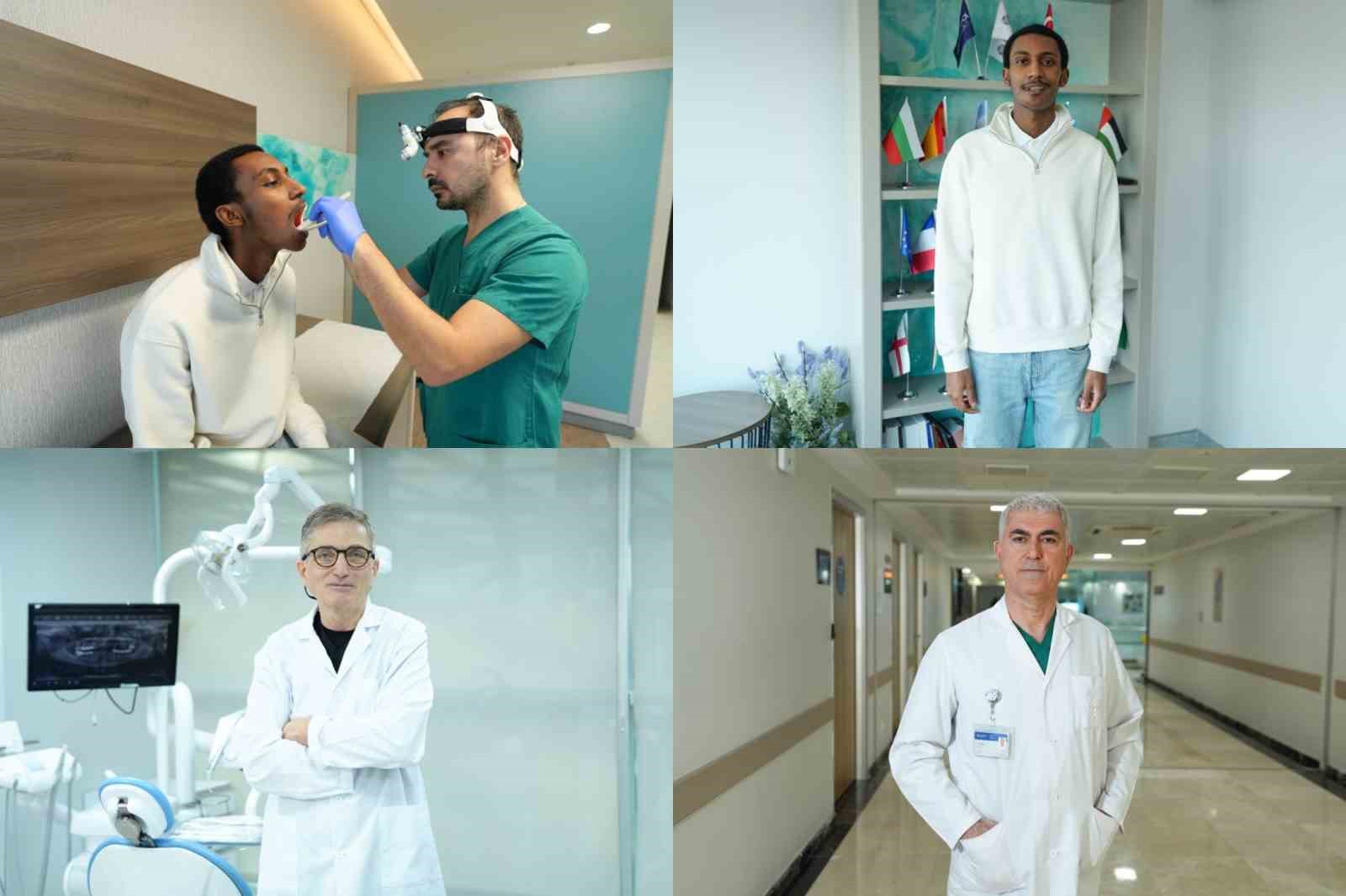Bacak kemiğinden çene yapıldı