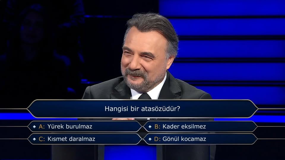 Hangisi Bir Atasözüdür? Milyoner'de Kevser Gül Demir'e Sorulan 300 Bin TL'lik Soru