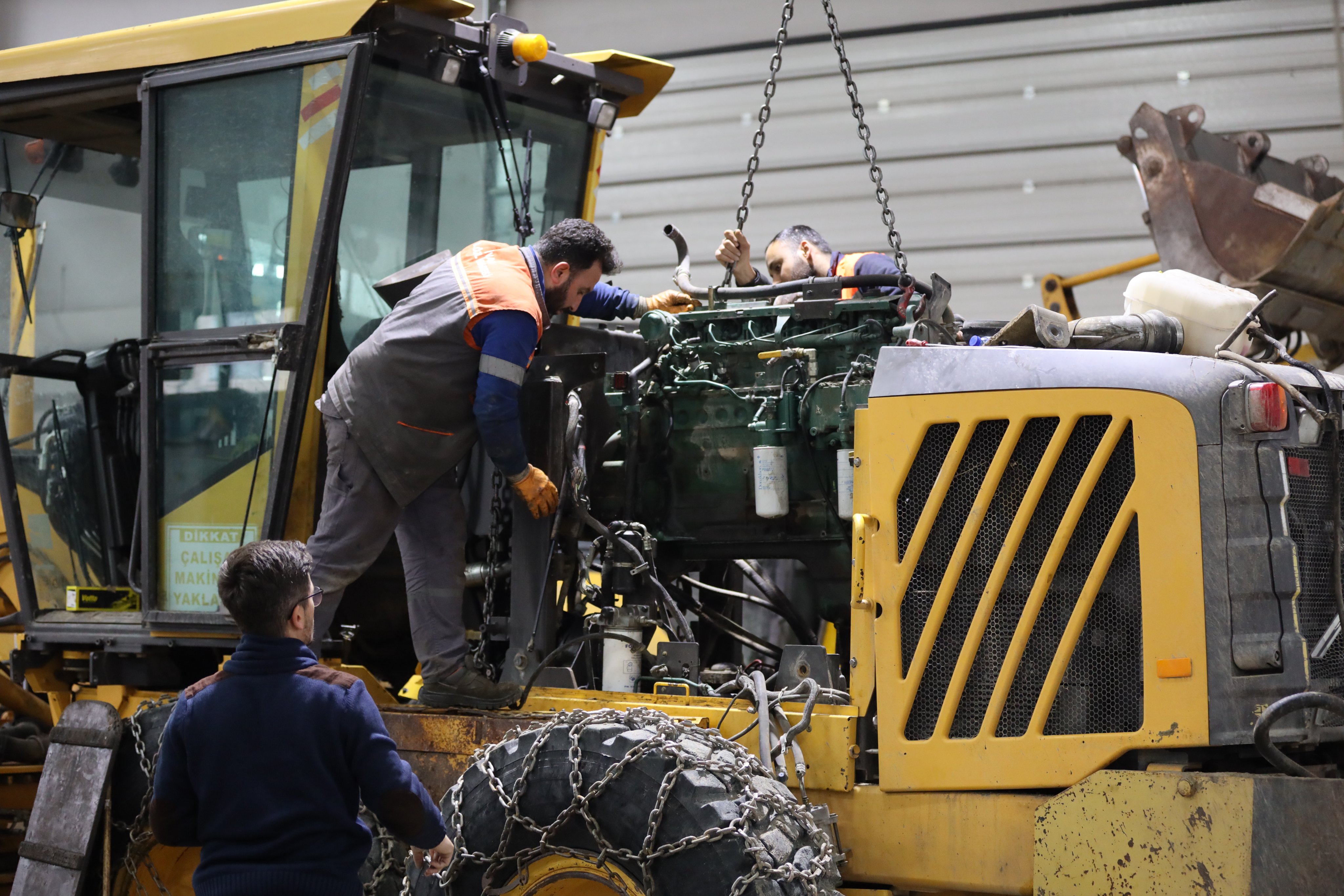 Genel Sekreter Yeşilyurt’tan teknik birimlere ziyaret