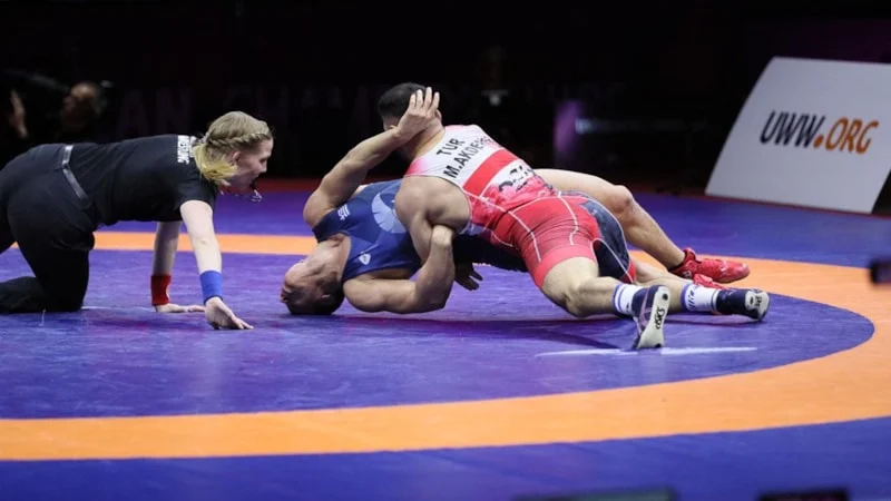 Rıza Kayaalp, Ermeni rakibini 78’inci saniyede tuş etti