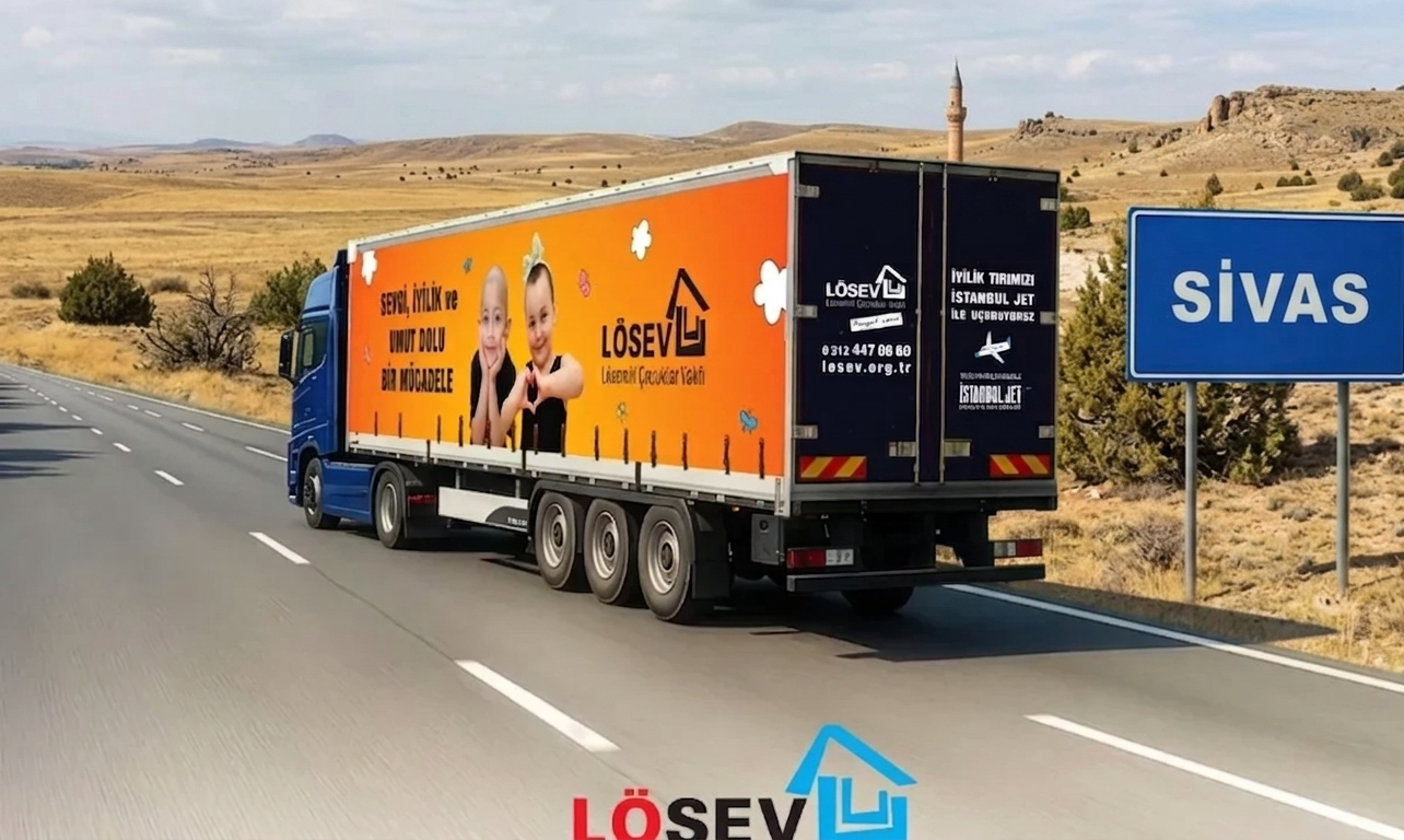 LÖSEV'in "İyilikler Tırı" Sivas'ta