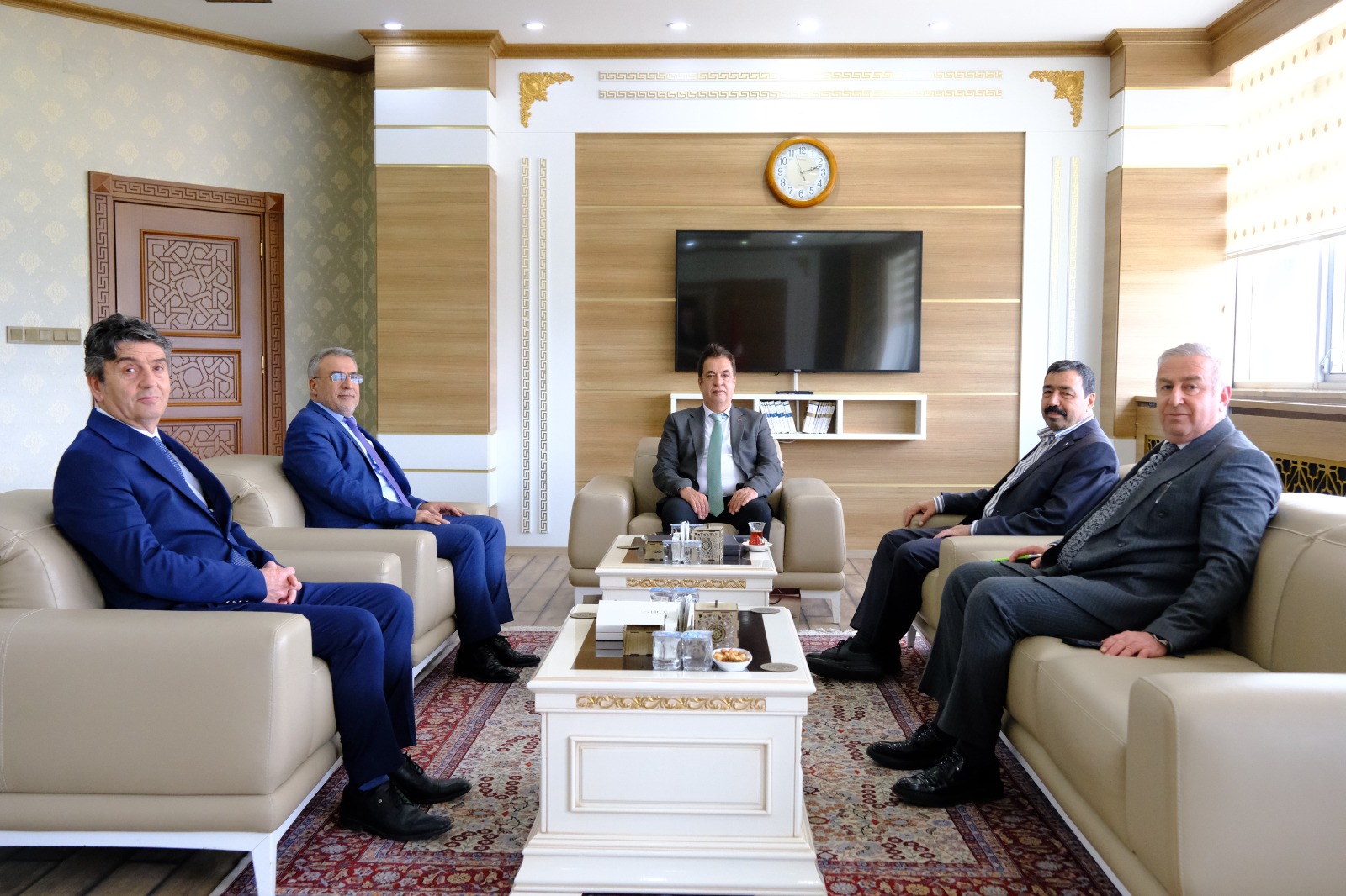 Rektörlerden iş birliği görüşmesi