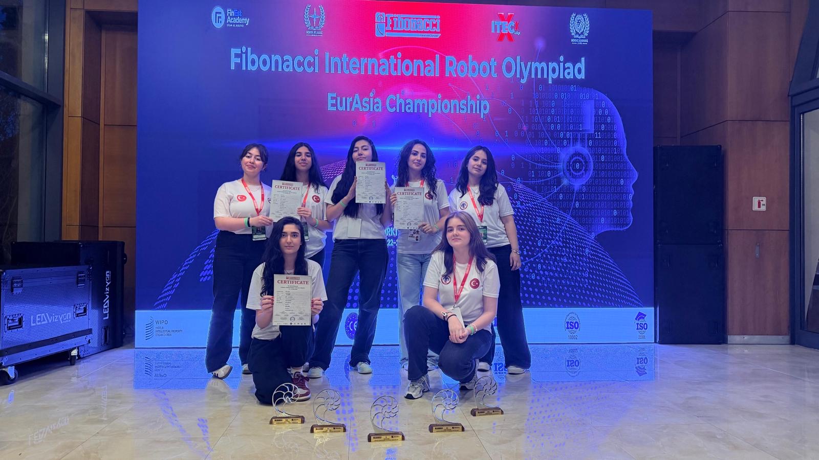 Selçuk Anadolu Lisesi Öğrencilerinden Uluslararası Robotik Başarısı