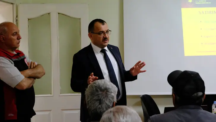 Şarkışla'da çiftçilere kırsal kalkınma destekleri anlatıldı