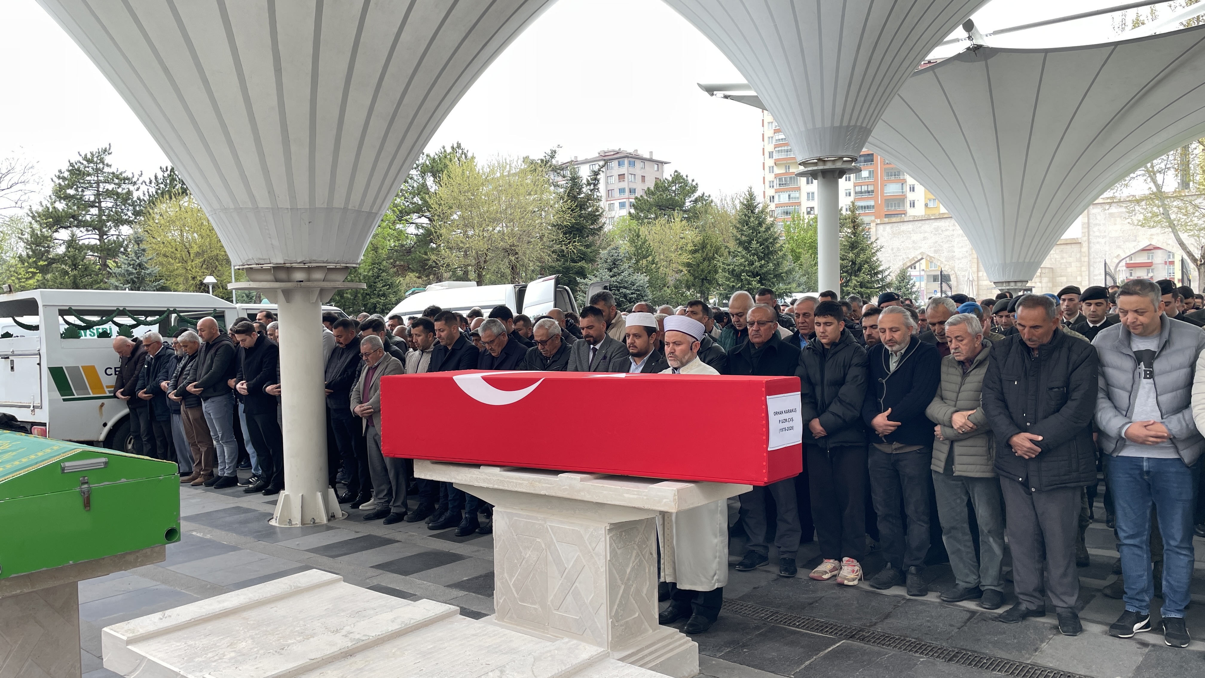 Piyade Uzman Çavuş Karakuş'un cenazesi Kayseri'de toprağa verildi