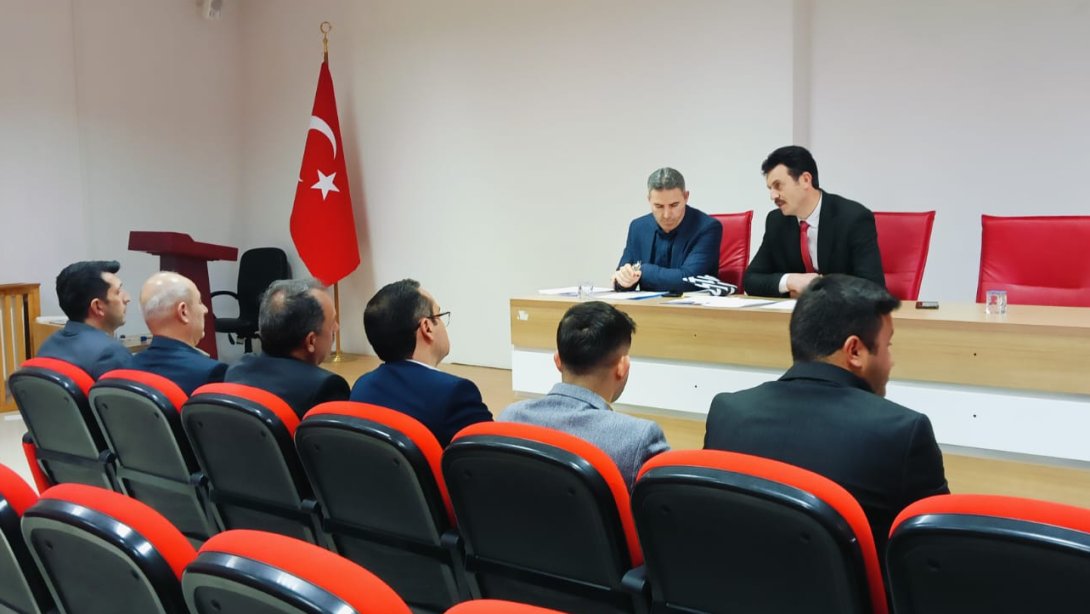 Ulaş'ta okul güvenliği toplantısı yapıldı