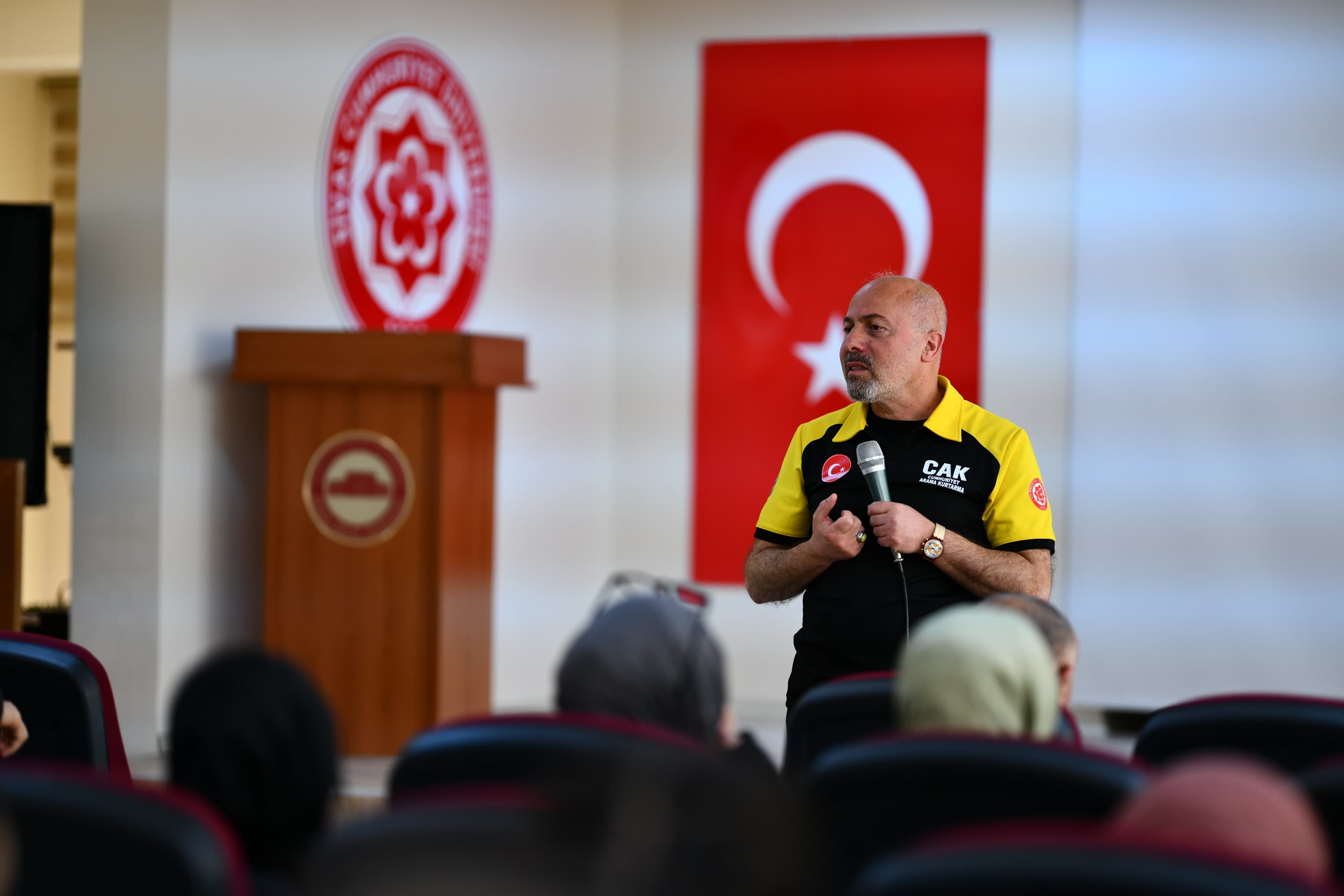 Kangal’da afet eğitimi verildi