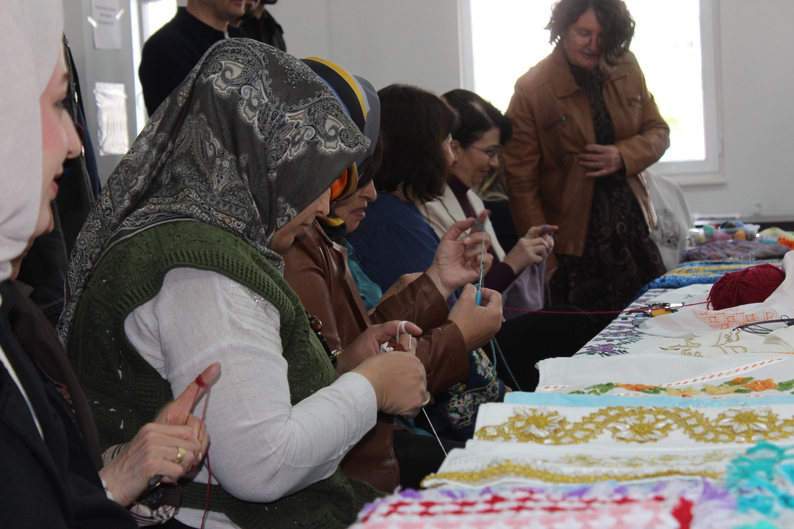 “Sevgi İçin Örüyoruz” etkinliği yoğun ilgi gördü