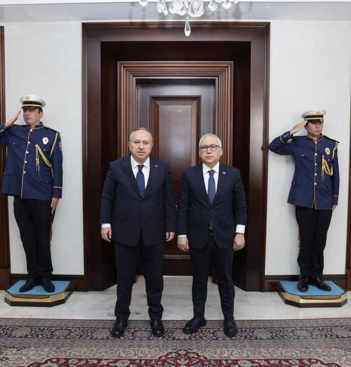Vali Yılmaz Şimşek’ten Fidan'a hayırlı olsun ziyareti