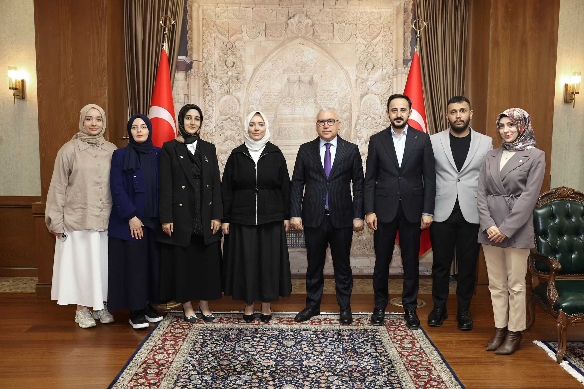 TÜGVA heyetinden Vali Şimşek’e ziyaret