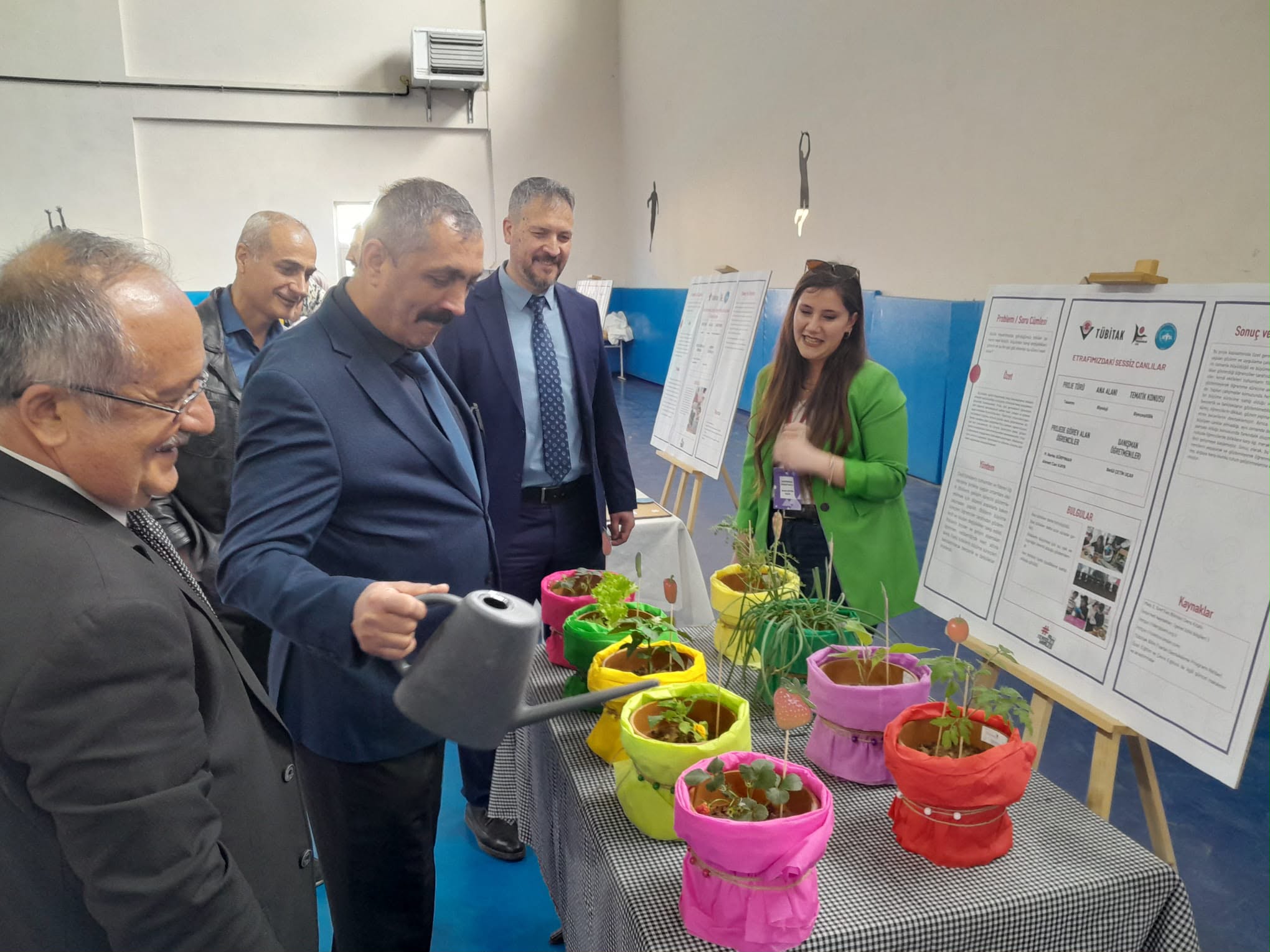 Sivas'ta özel eğitim öğrencileri TÜBİTAK 4006 Bilim Fuarı açtı
