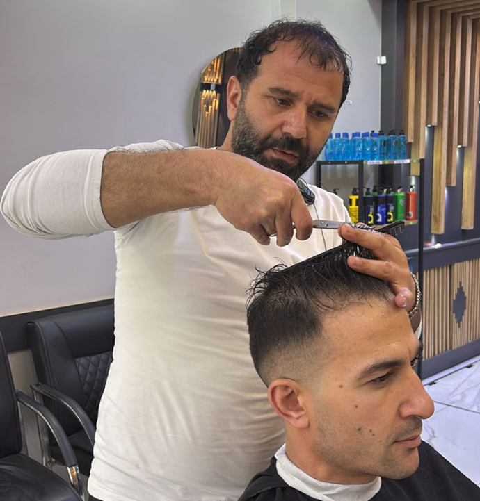 Sivas'ta berberlerde bayram yoğunluğu