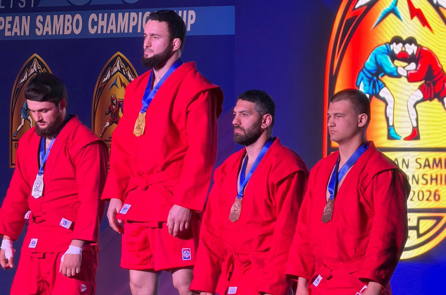 Sivaslı sporcu Tiflis’te kürsüde