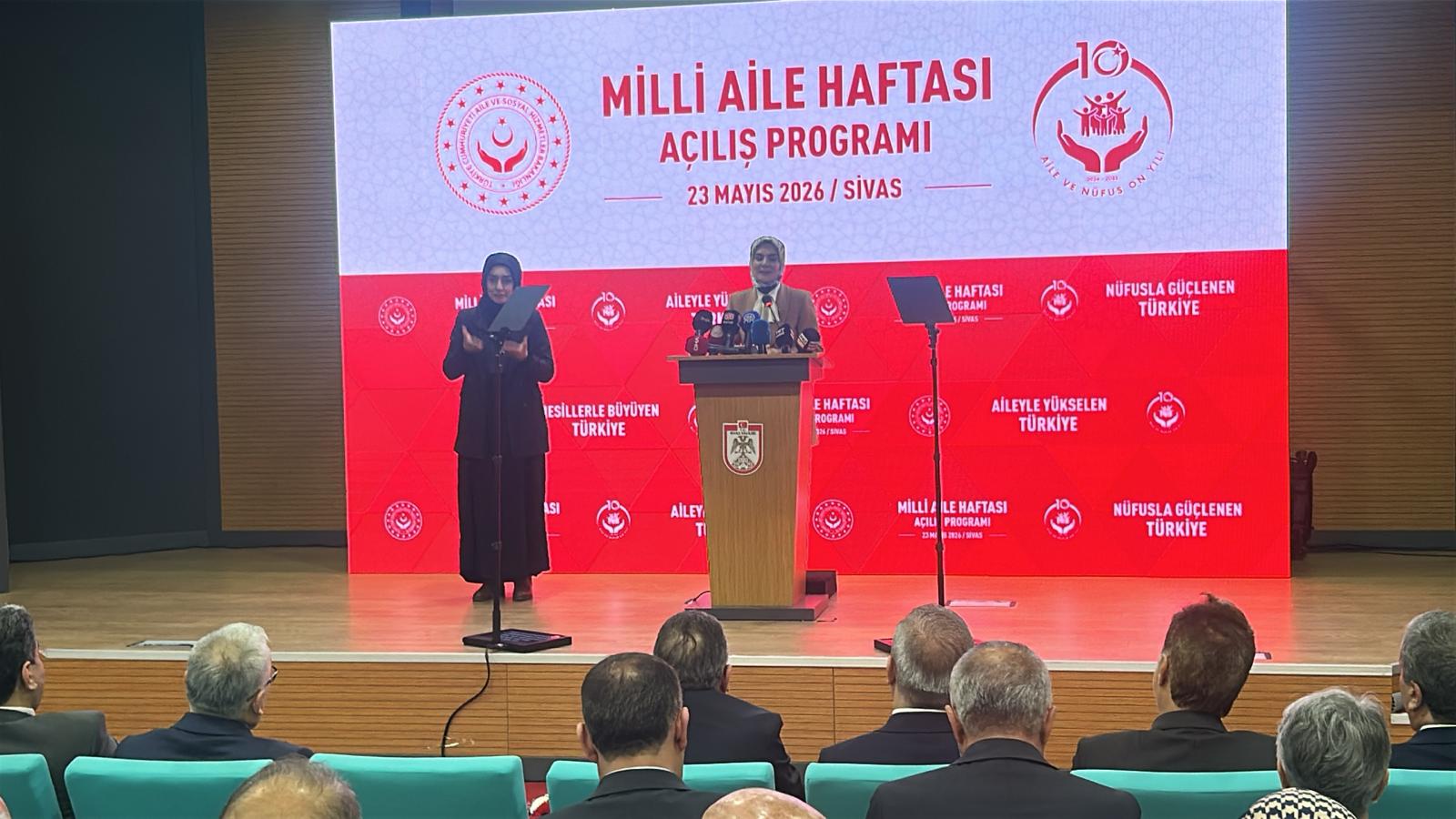 Milli Aile Haftası Sivas’tan başlatıldı