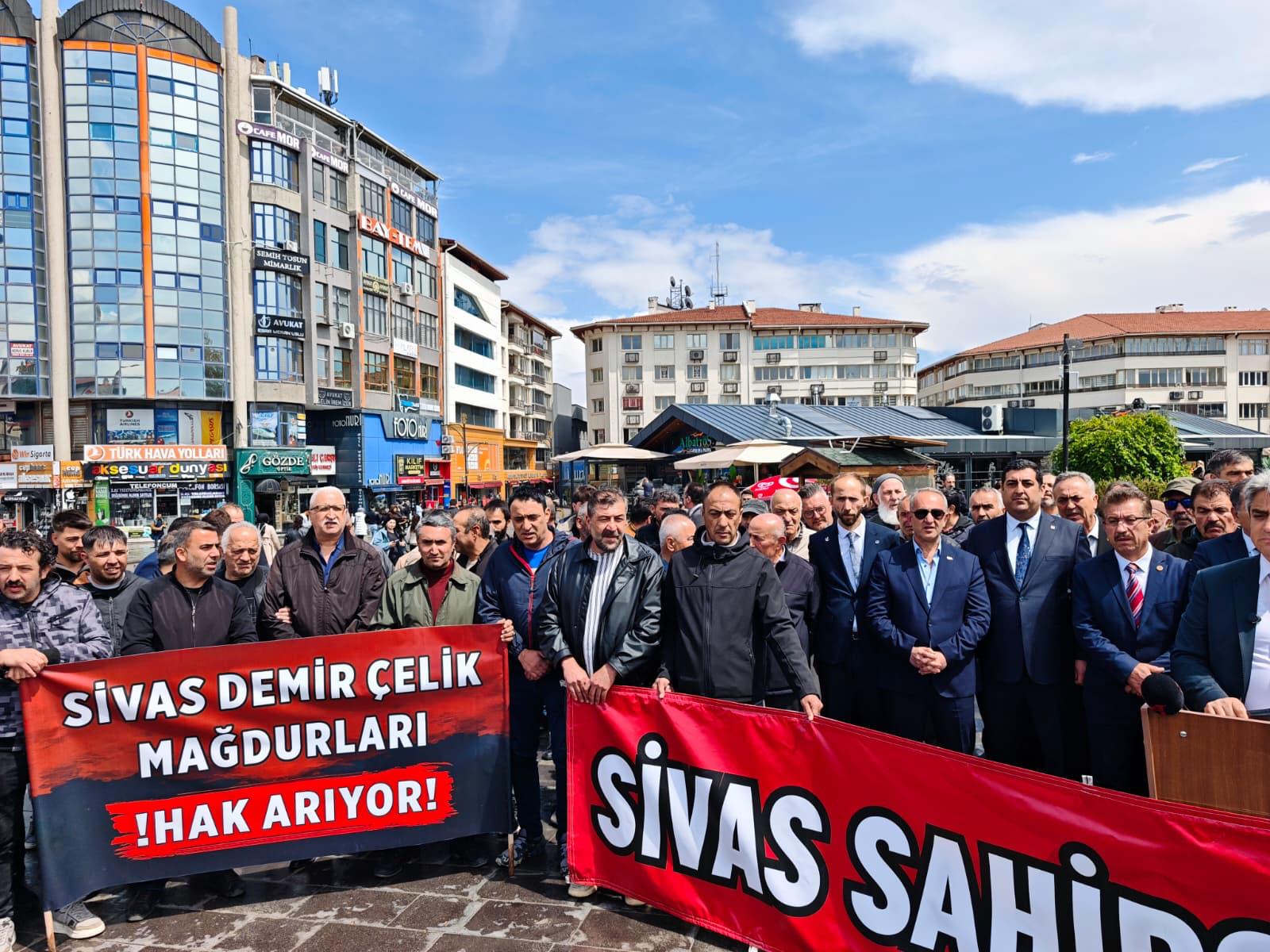 Sivas’ta tarihi mutabakat: 10 siyasi partiden Demir Çelik Fabrikası için ortak bildiri