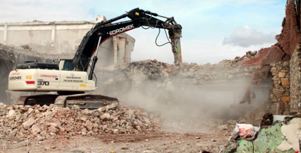 Eski Sanayi´de Proje Tamam Yıkımlar Başladı