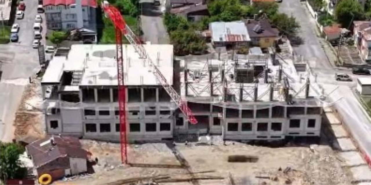 Lütfi Fikret Tuncel Okulu inşaatında çalışmalar devam ediyor