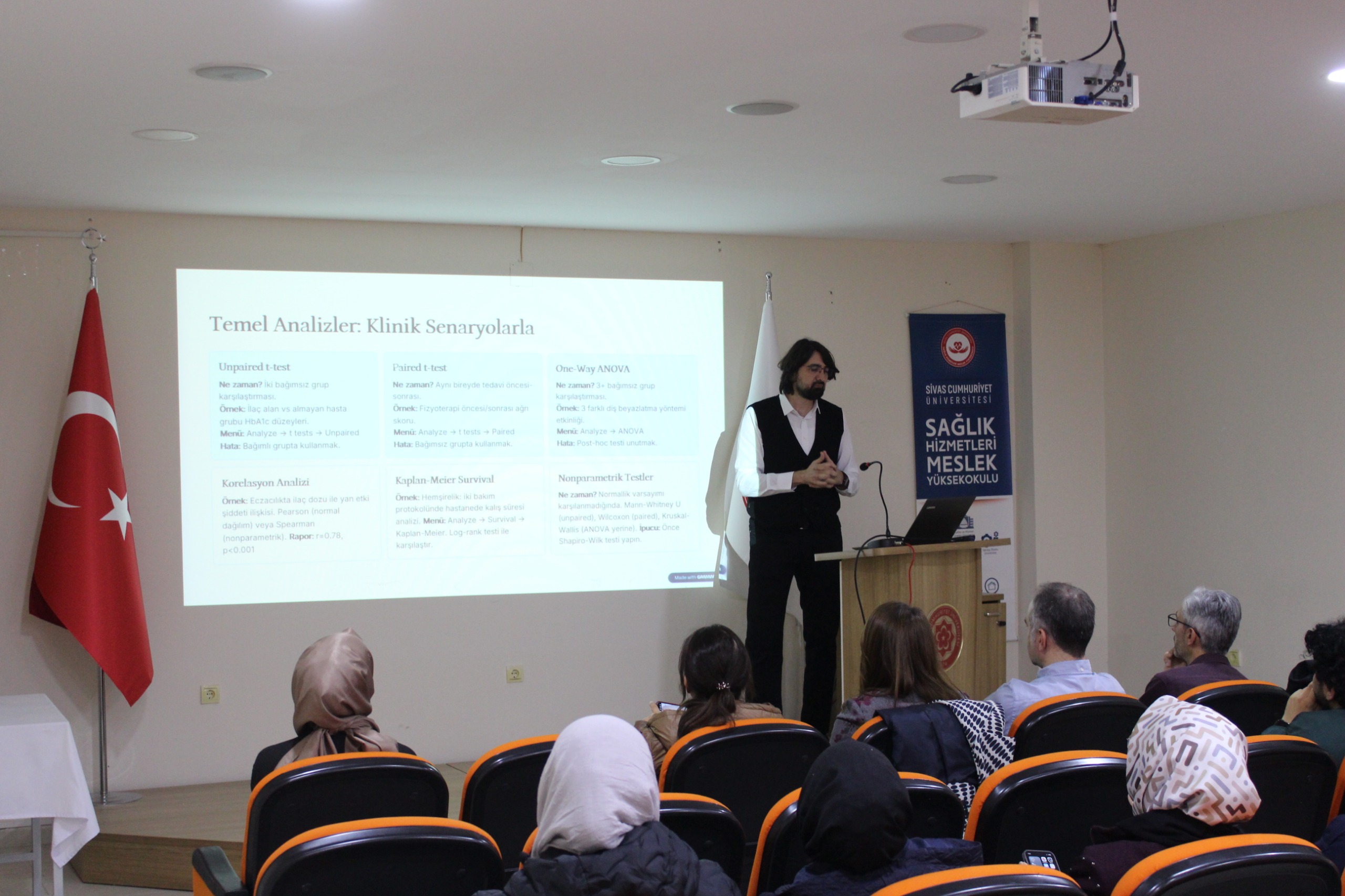 GraphPad Prism eğitimi yoğun ilgi gördü