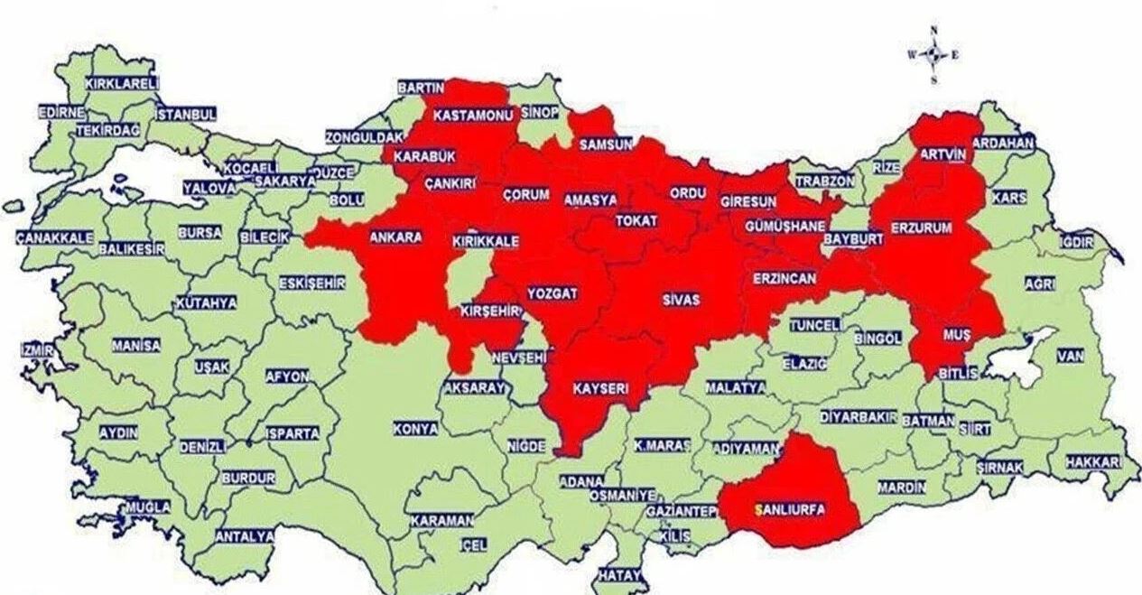Endişelendiren dönem başladı: Sivas en riskli şehirler arasında