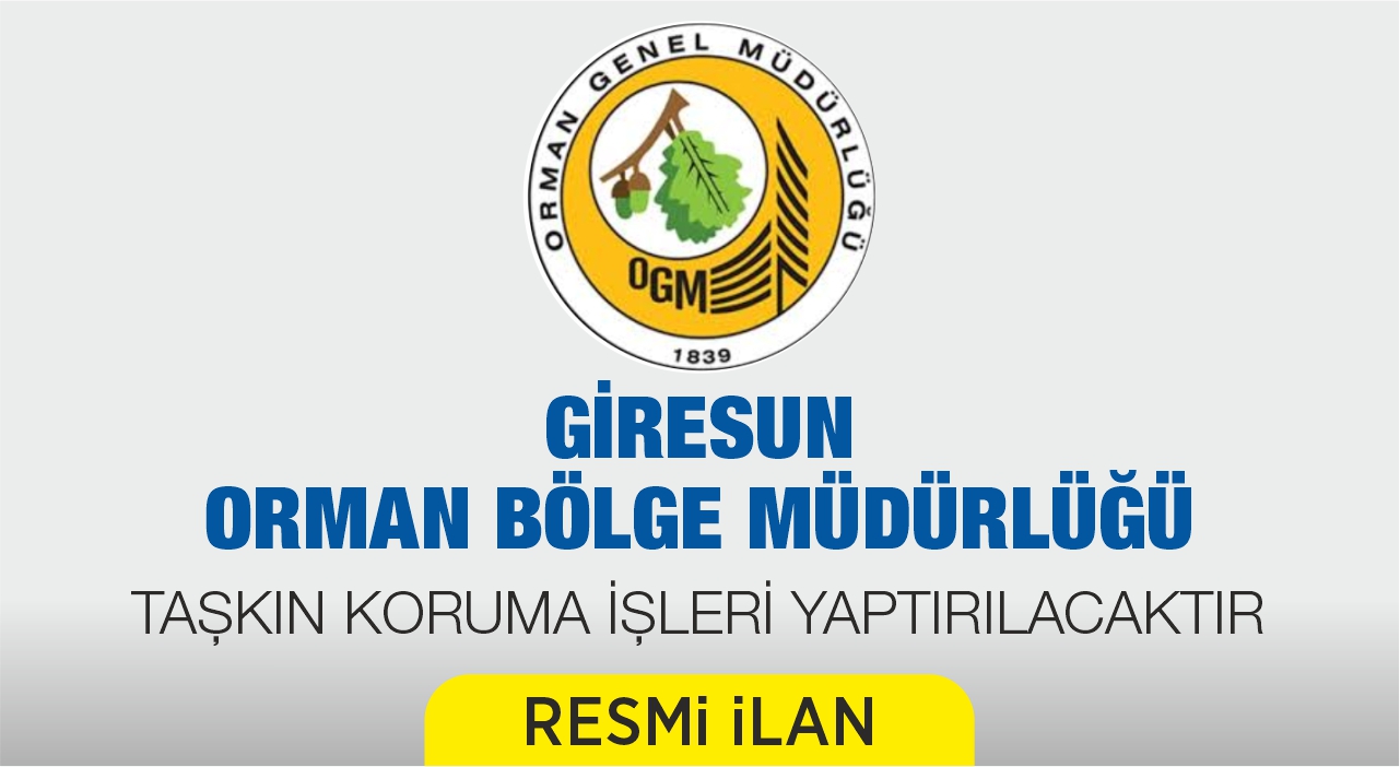 TAŞKIN KORUMA İŞLERİ YAPTIRILACAKTIR