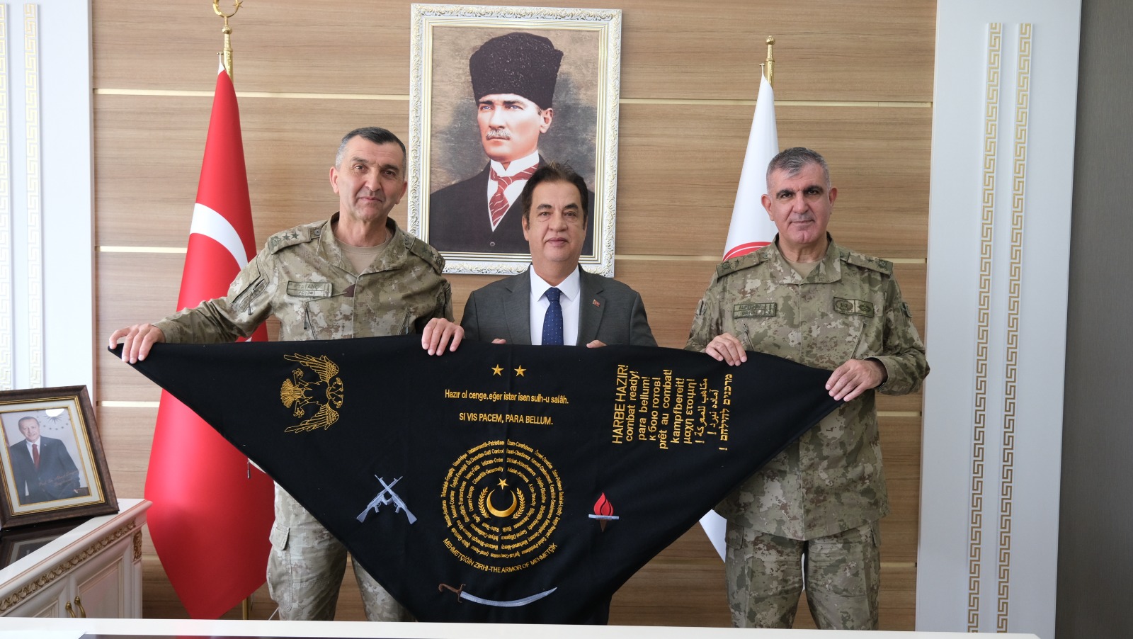 Askeri heyetten SCÜ’ye anlamlı ziyaret