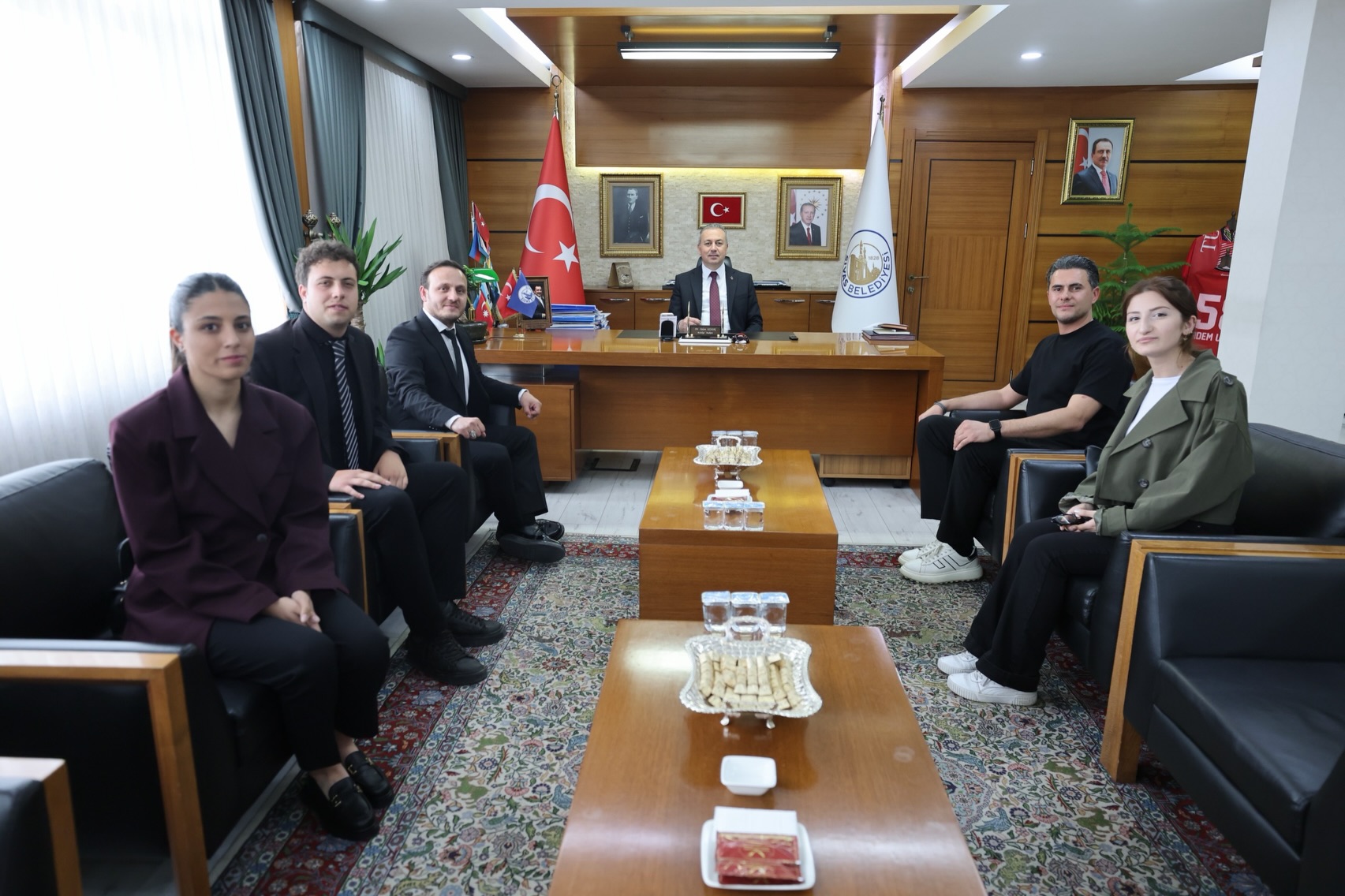 Hakemlerden Başkan Uzun’a ziyaret