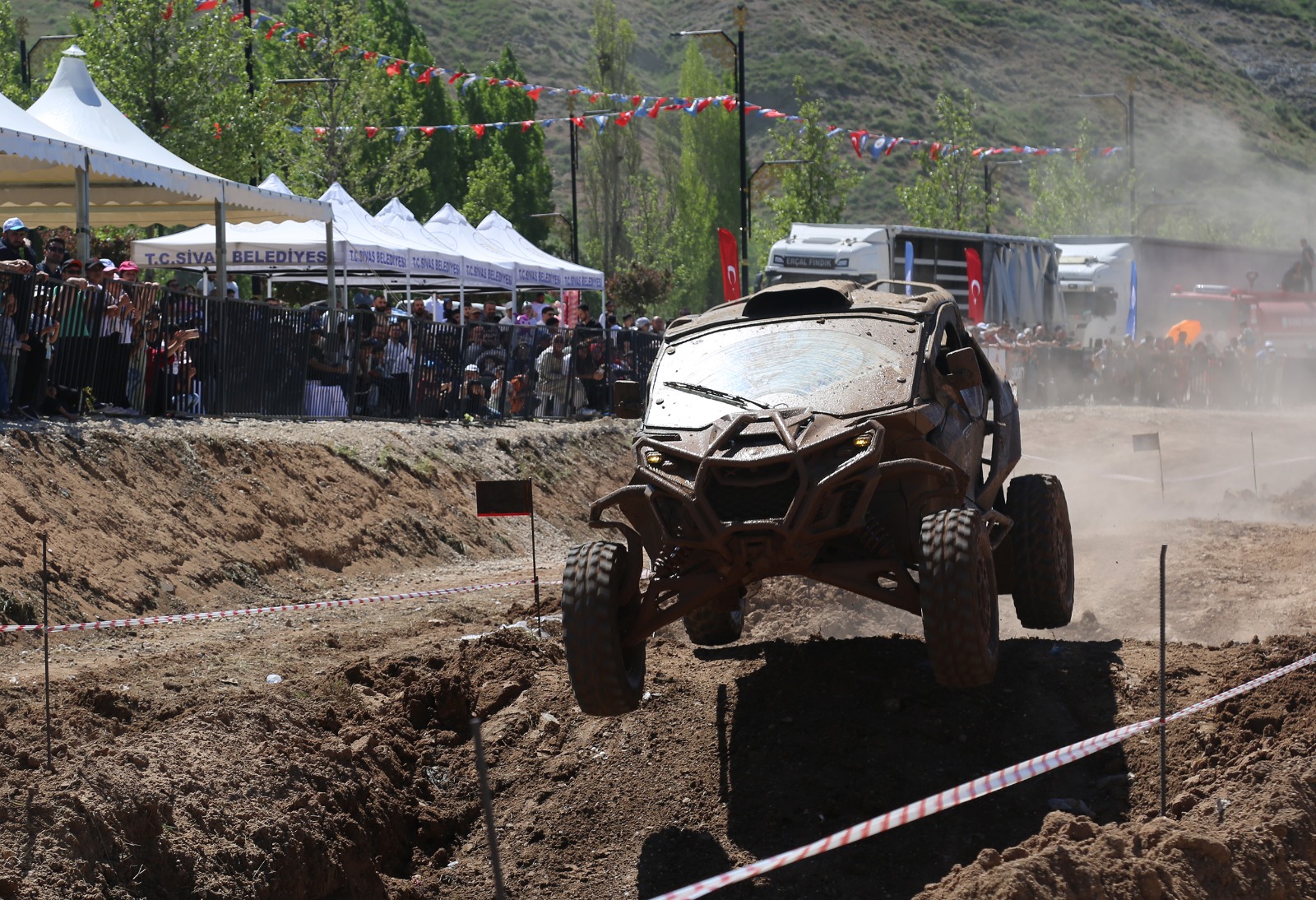 Sivas’ta adrenalin zirve yaptı
