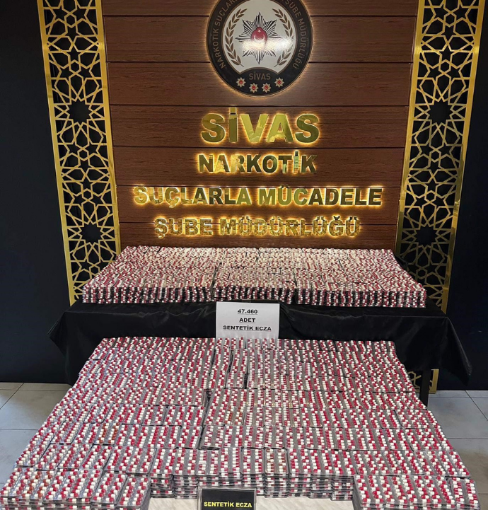 Sivas'ta uyuşturucu operasyonu!