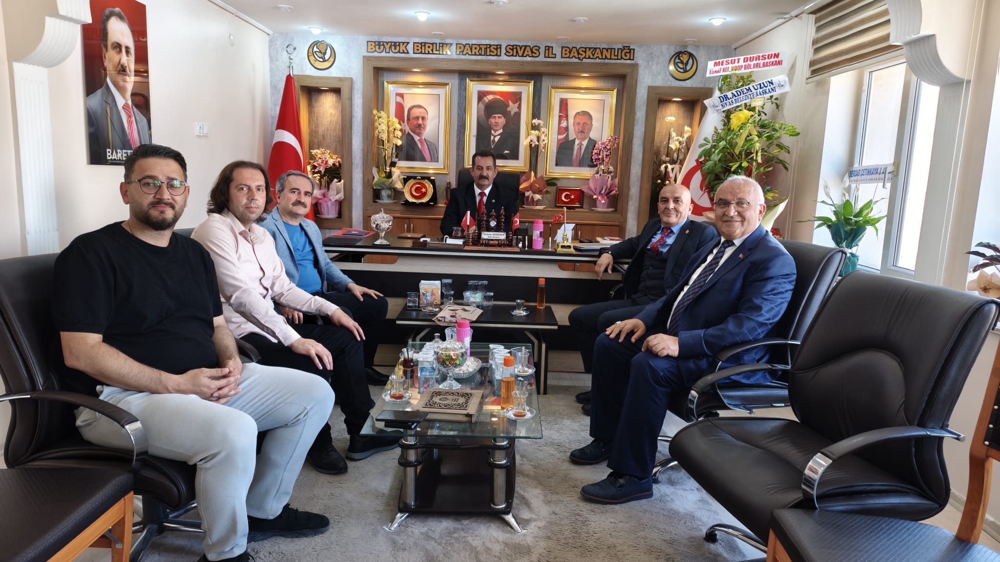 4 Eylül Gazeteciler Cemiyeti’nden  Sezerer’e ziyaret