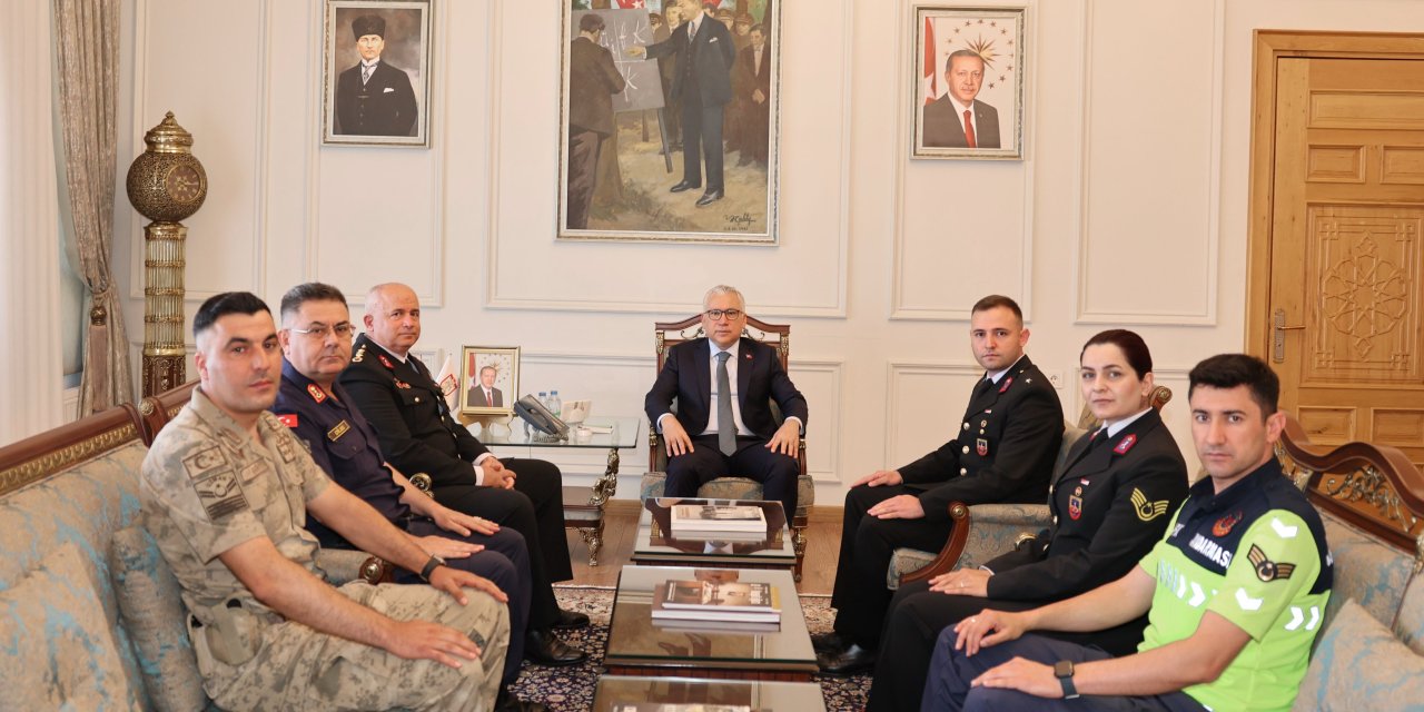 Jandarma Teşkilatı’ndan Vali Yılmaz Şimşek’e 187. yıl ziyareti