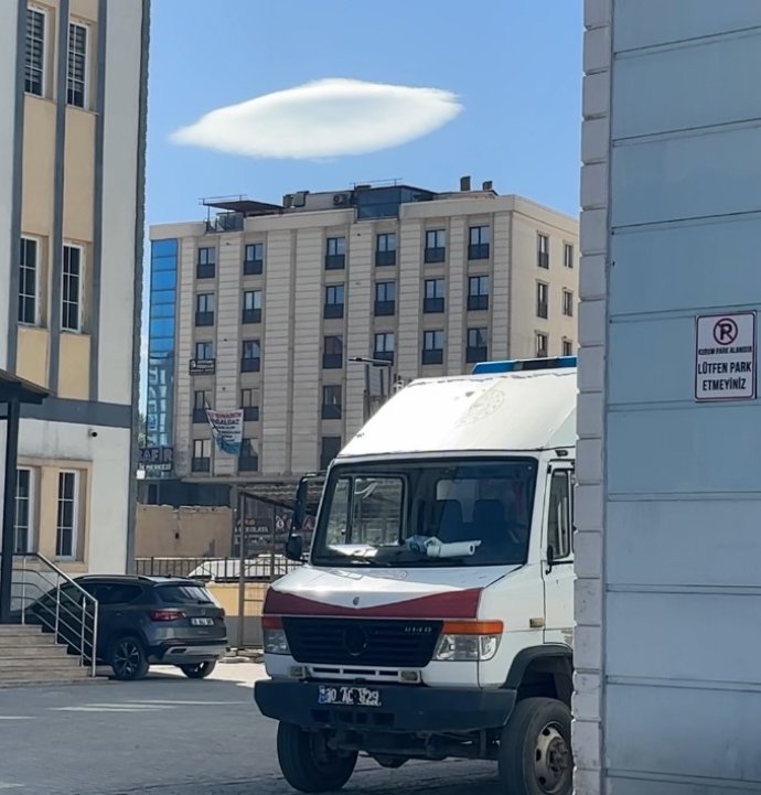 Mardin semalarında "UFO"