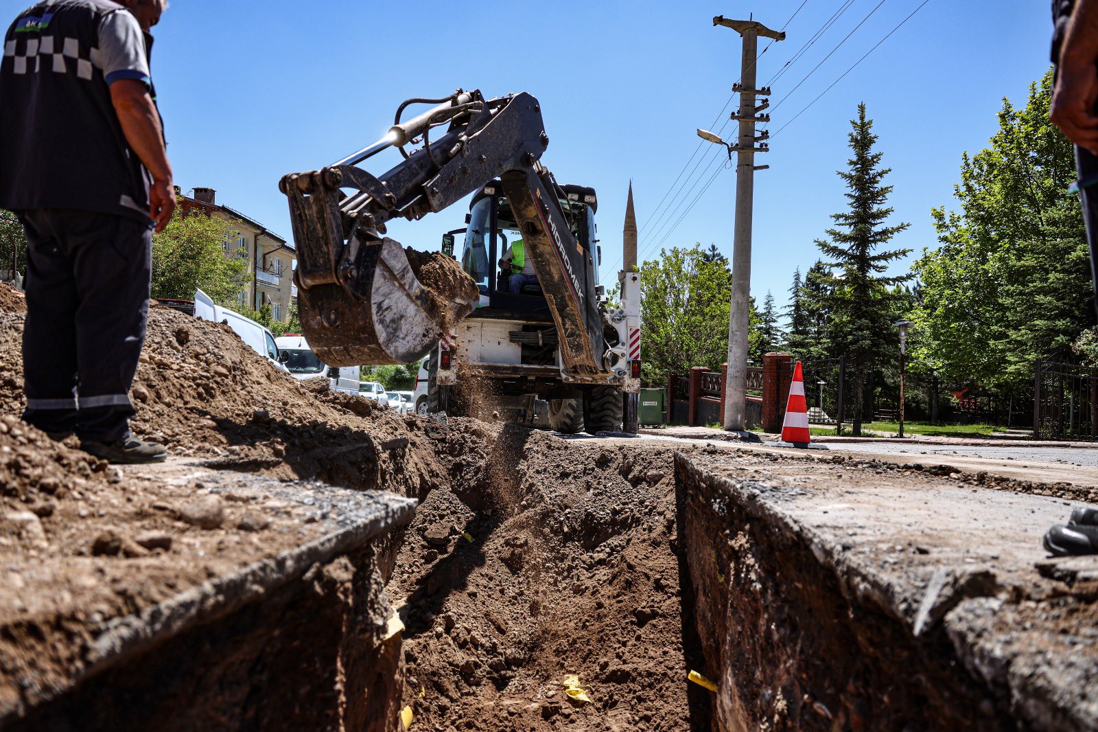 Sivas’ta Milli Mücadele Caddesi’nde dev yol çalışması
