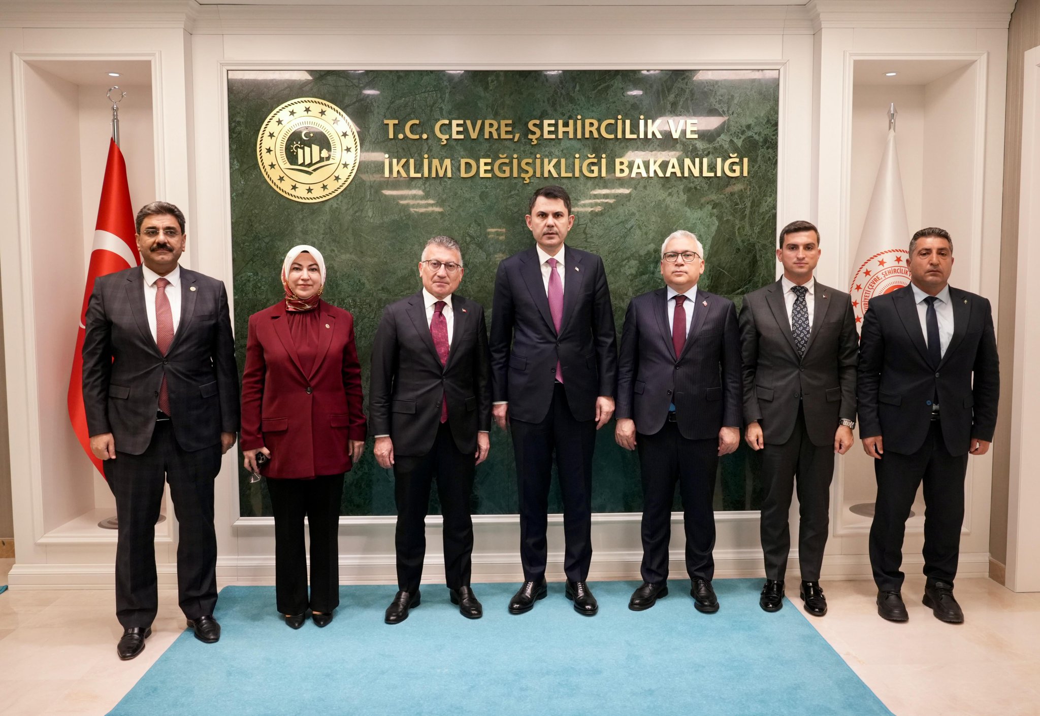 Sivas heyetinden Bakan Kurum'a ziyaret