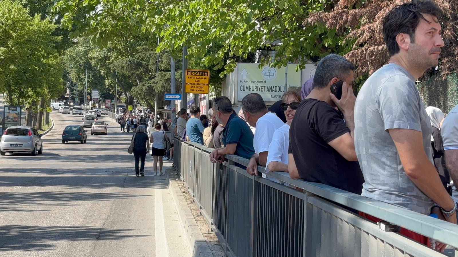 Sınava girmeyi saniyelerle kaçırdı