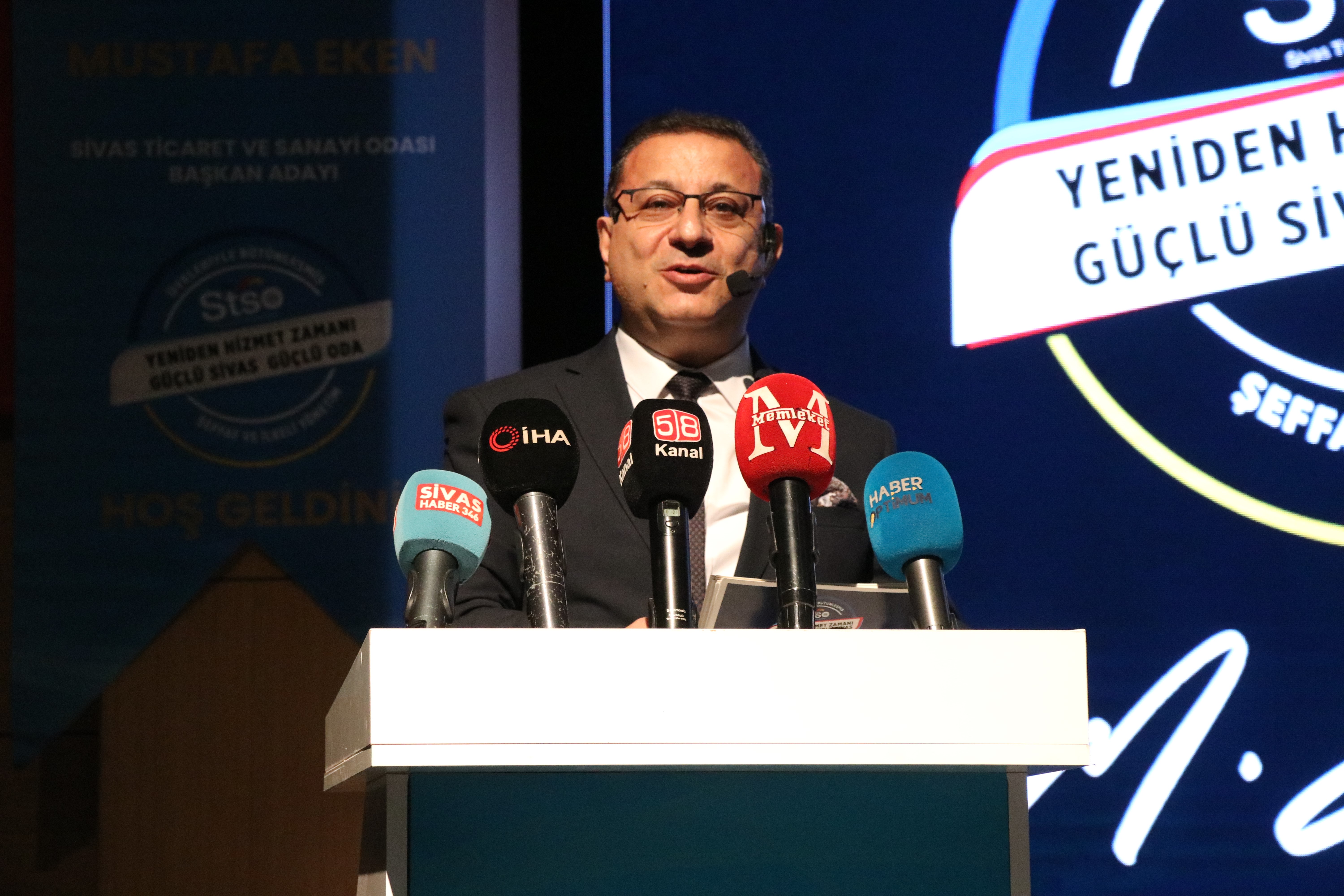 Mustafa Eken STSO seçimleri öncesi sahneye çıktı
