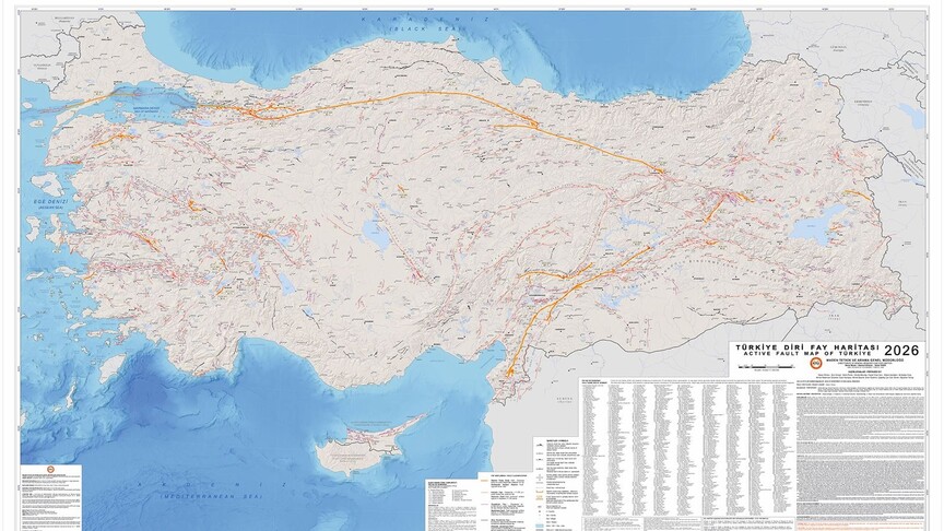 Türkiye’nin güncel fay haritası yayımlandı: Diri fay sayısı 700’e yükseldi