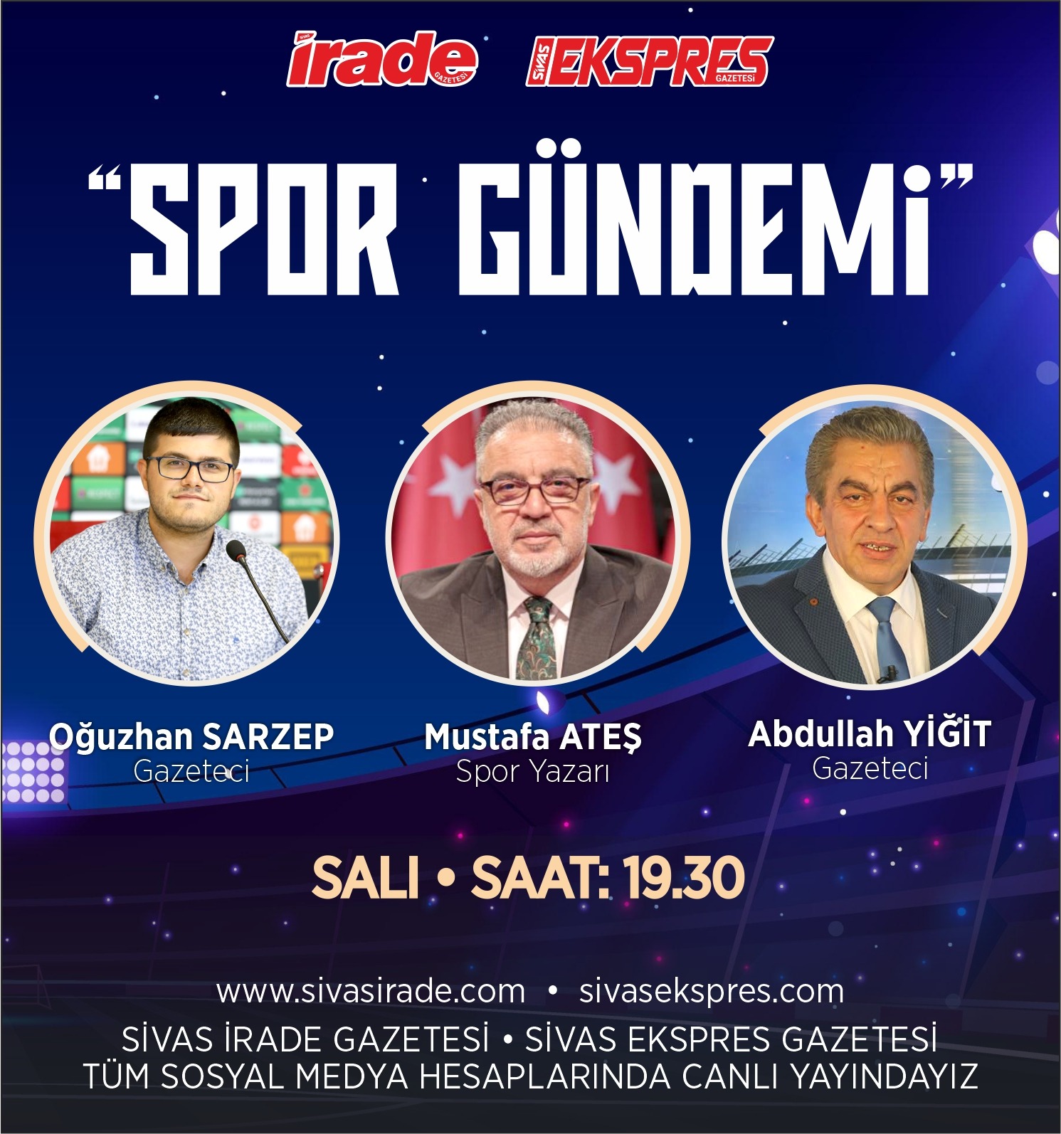 Sivasspor’un geleceği canlı yayında konuşulacak