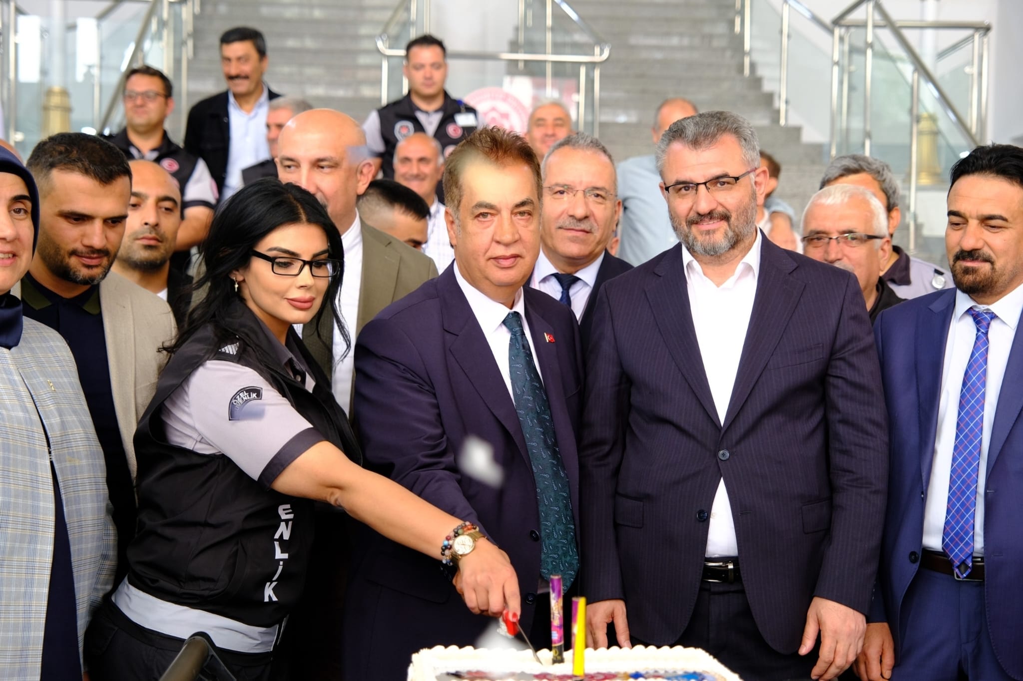 Güvenlik görevlilerinin emekleri unutulmadı