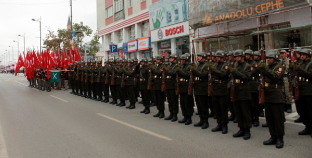 29 Ekim Tören Provası Yapıldı
