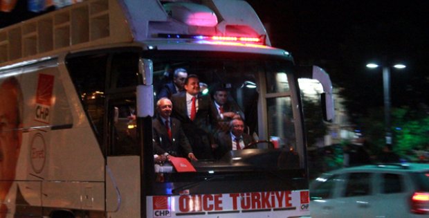 CHP Lideri Sivas´ı Teğet Geçti