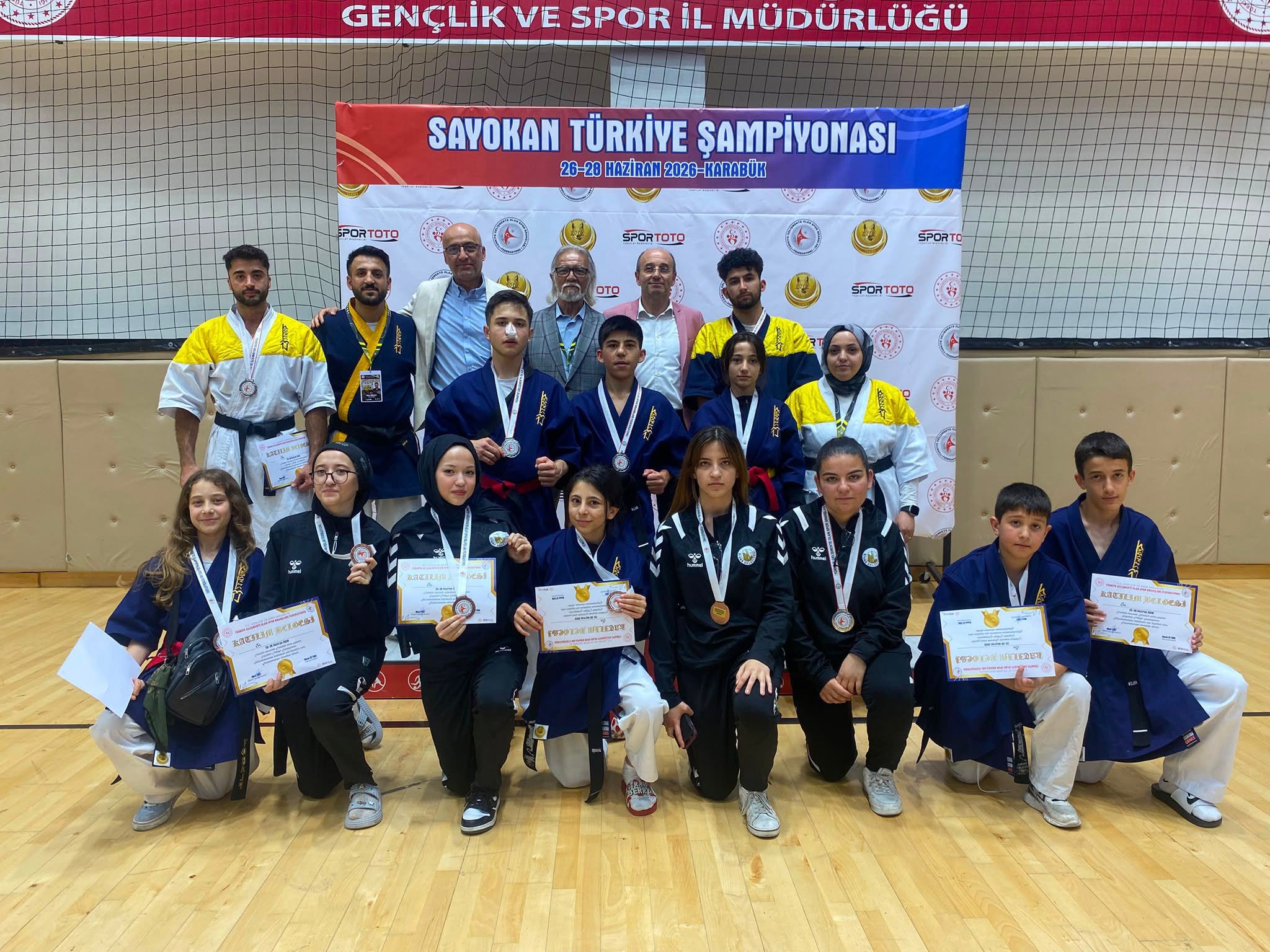 Sayokan Türkiye Şampiyonası’nda Sivas'tan  madalya yağmuru!