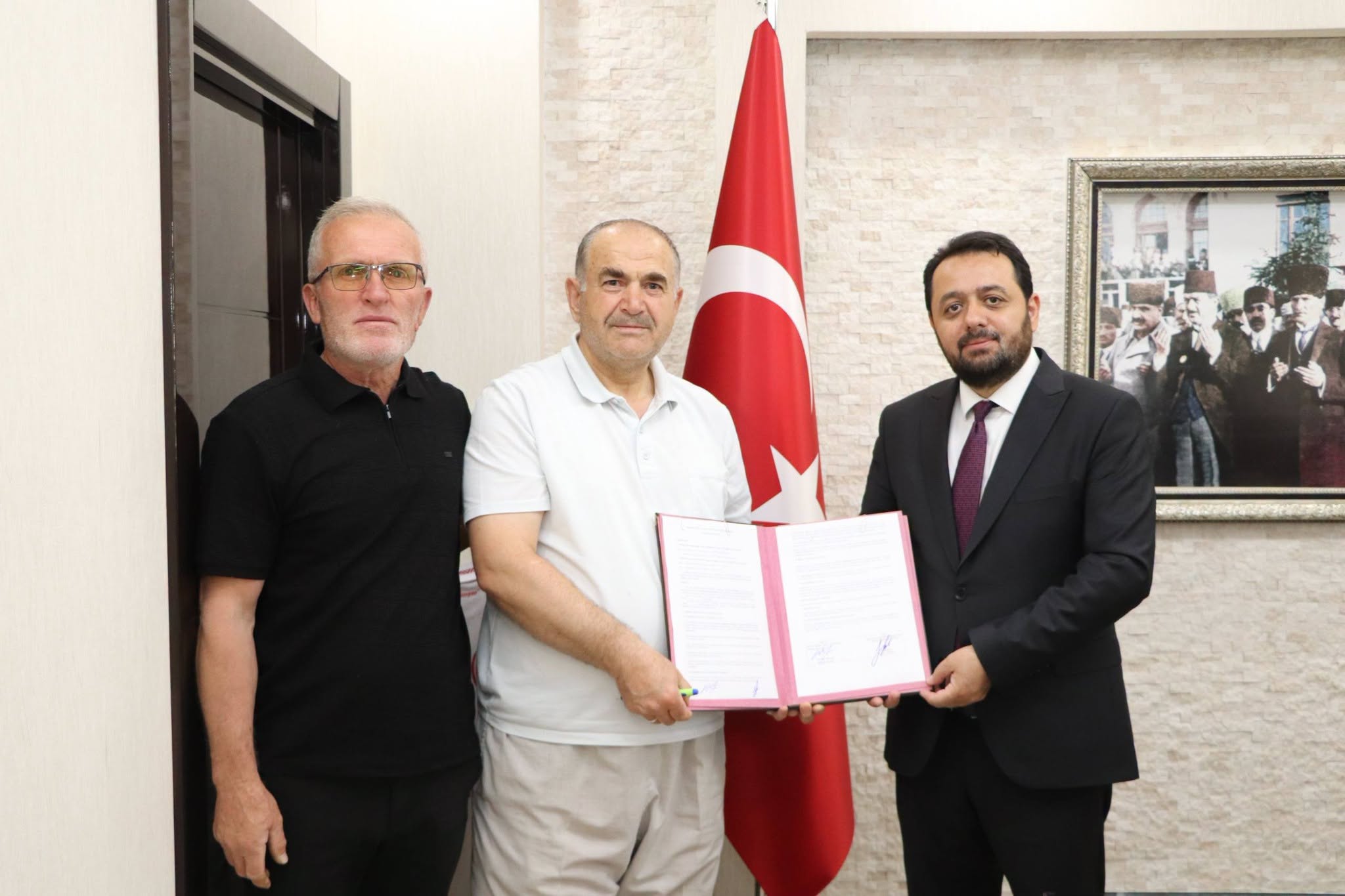 Protokol imzalandı, cami yapılacak