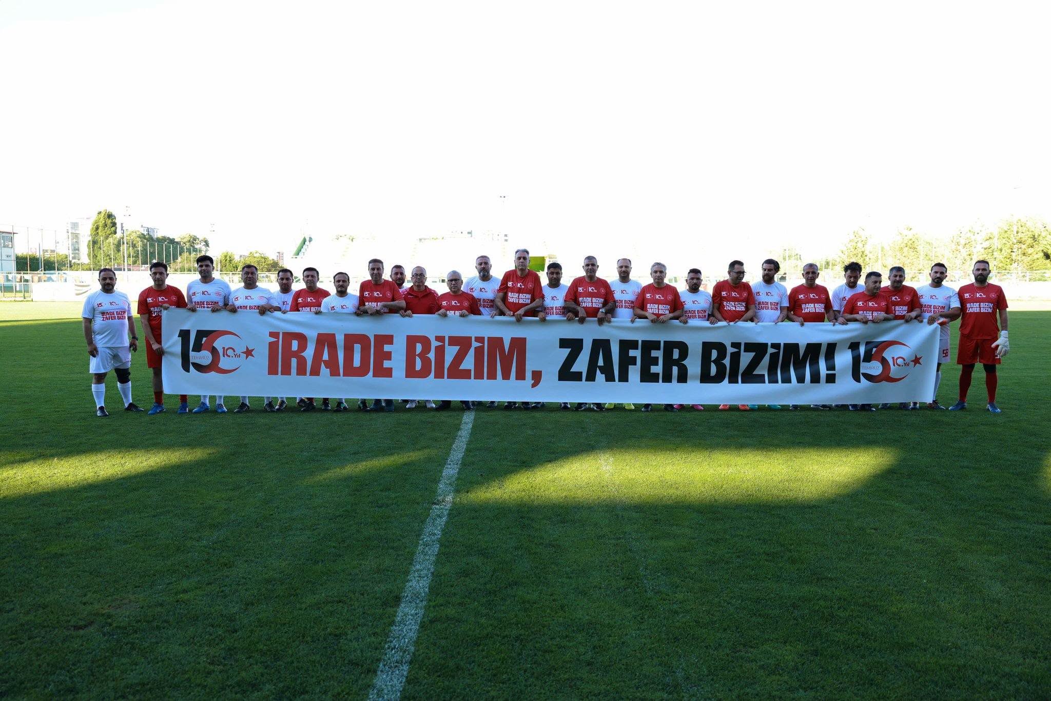15 Temmuz şehitleri için sahaya çıktılar