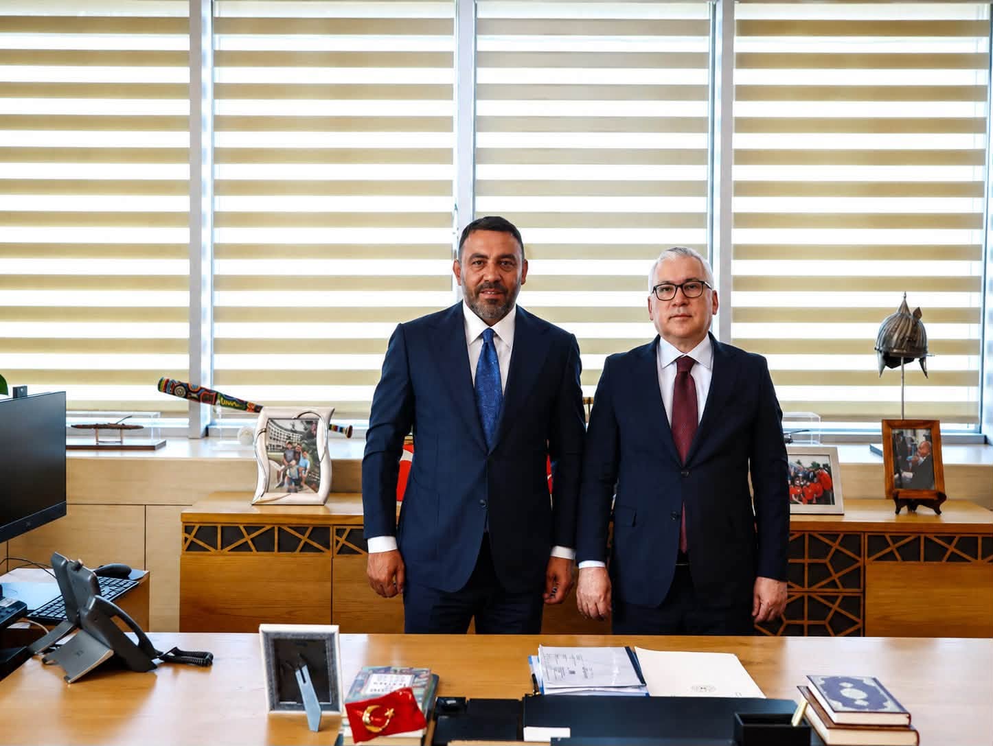 Vali Şimşek, Sivas’ın spor yatırımları için Ankara’da