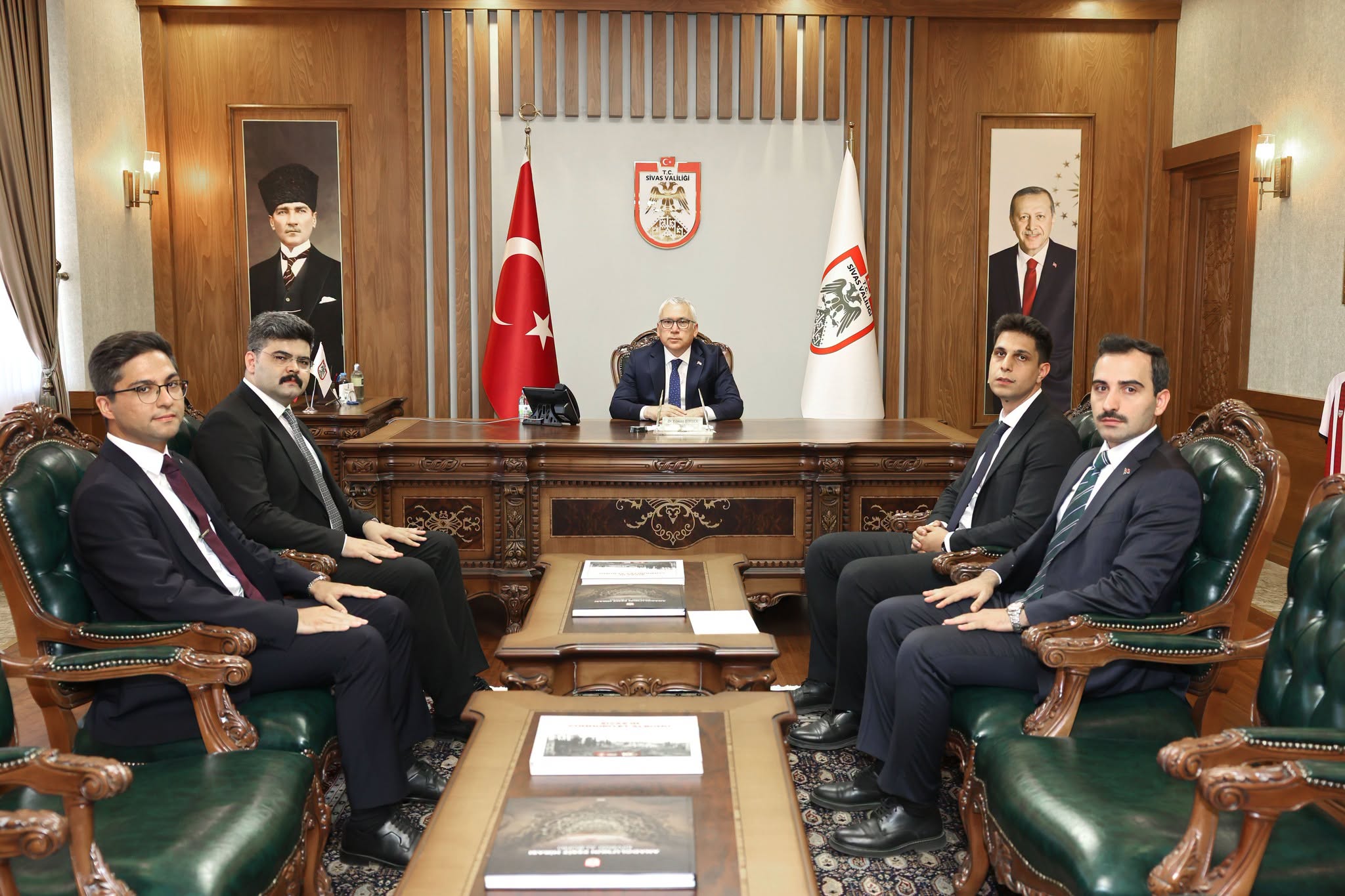 Yeni kaymakamlardan Vali Şimşek’e ziyaret