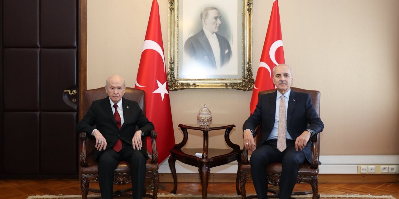 TBMM Başkanı Kurtulmuş'tan Bahçeli'ye ziyaret